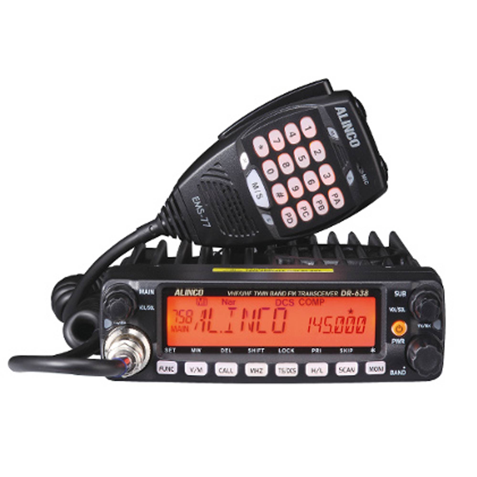 Alinco DR-638HE Dualband 144-146MHz / 430-440Mhz VIF/UHF Funkstation für Amateurfunk