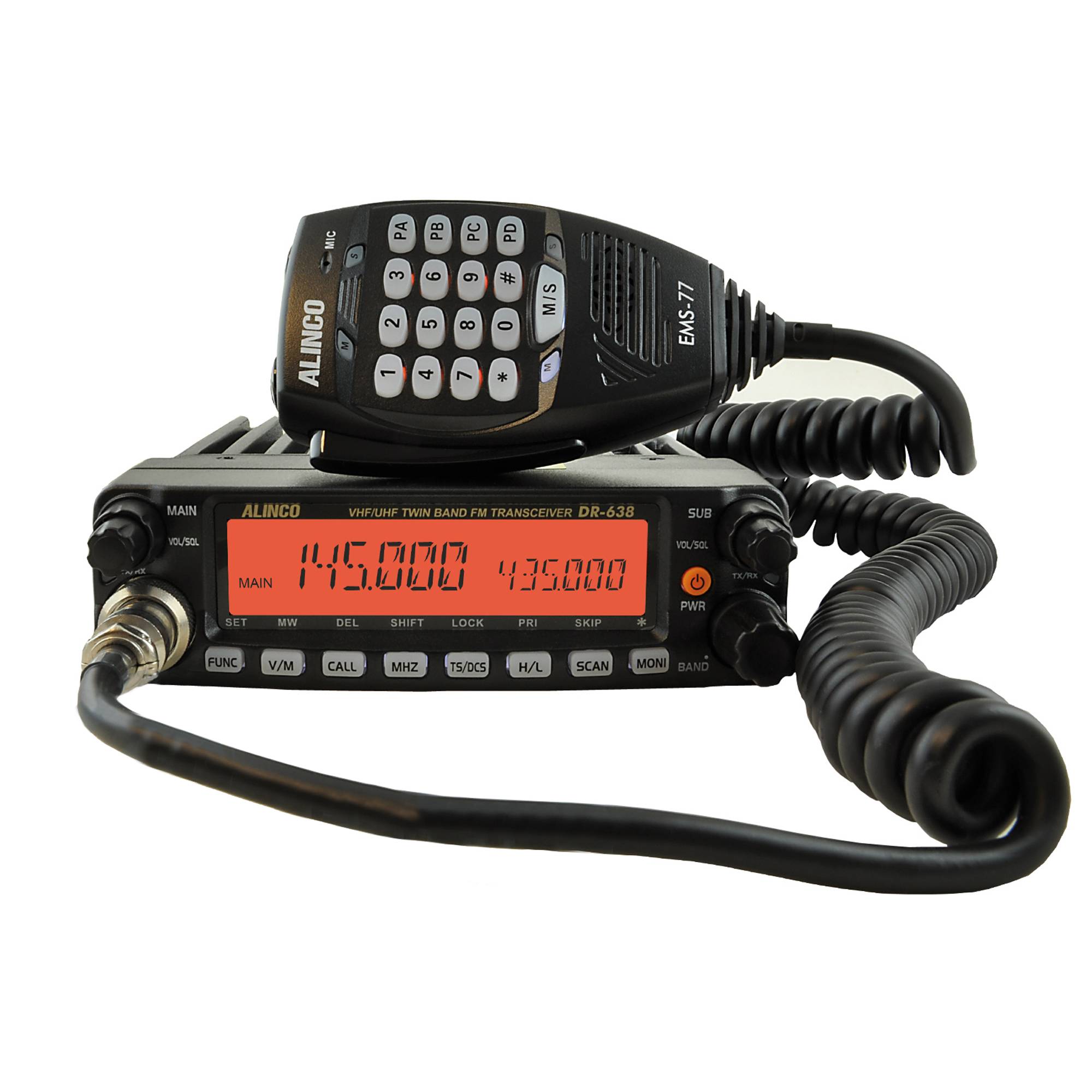 Alinco DR-638HE Dualband 144-146MHz / 430-440Mhz VIF/UHF Funkstation für Amateurfunk