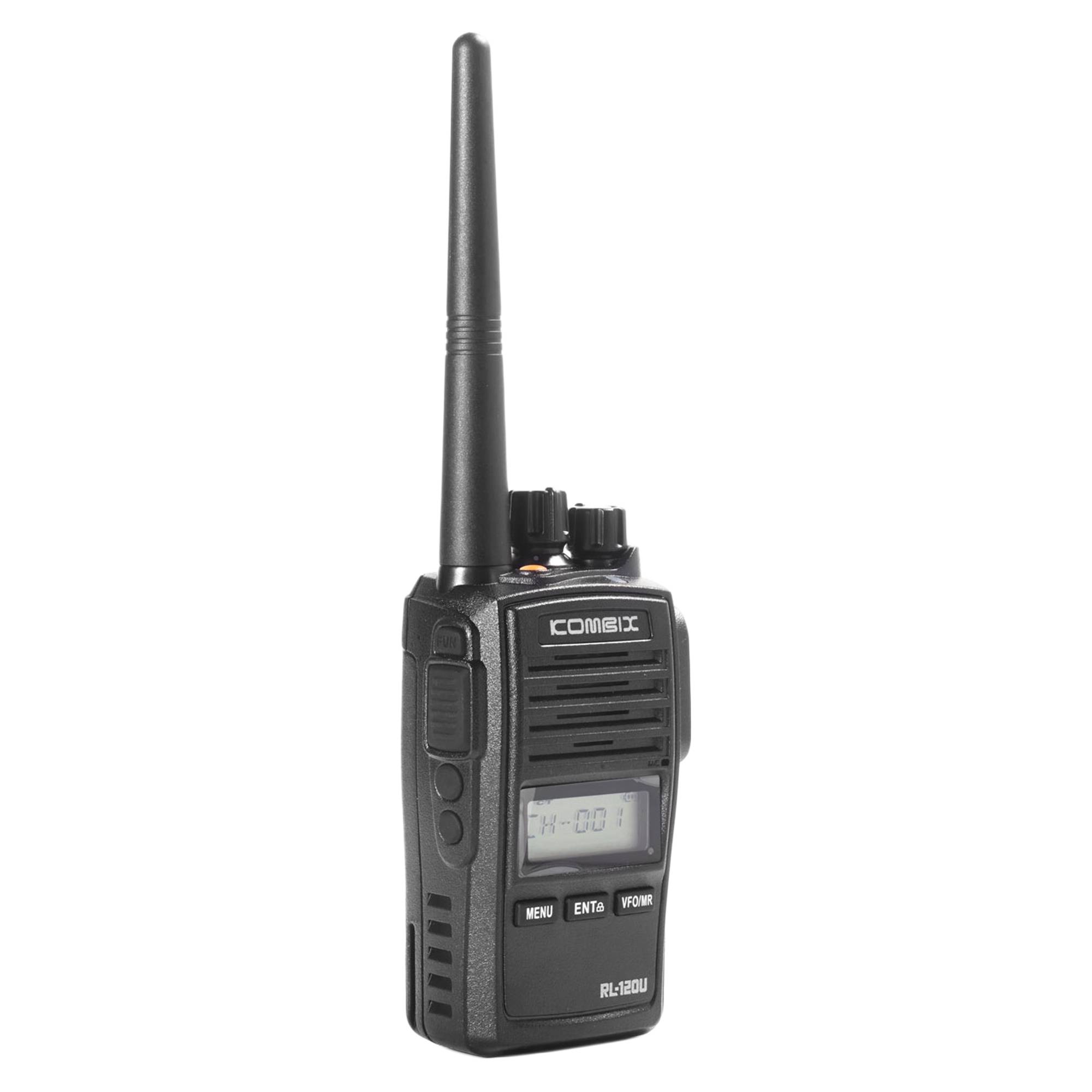 Tragbarer UHF-Radiosender PNI Kombix RL-120U, 440–470 MHz, wasserdicht IP67