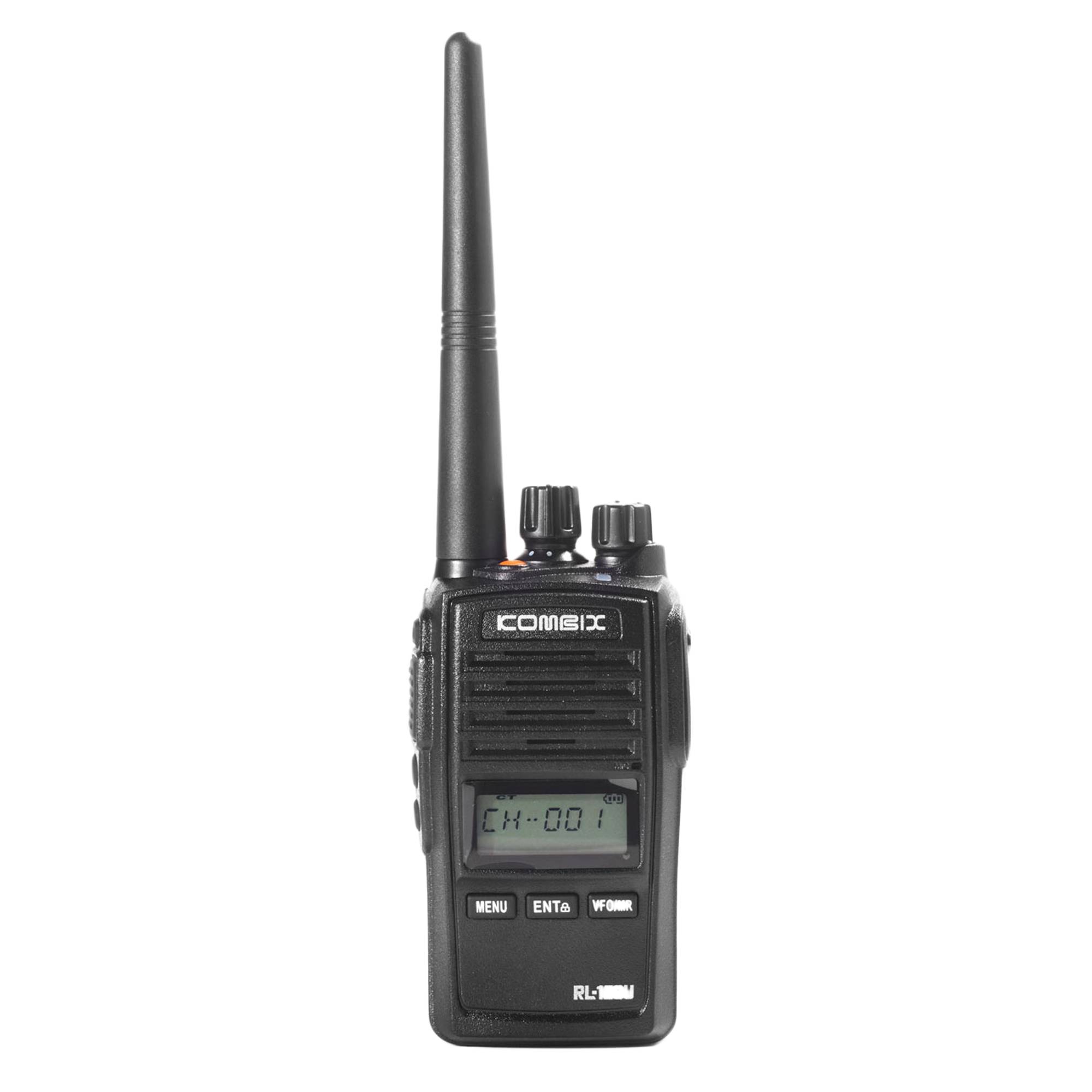 Tragbarer UHF-Radiosender PNI Kombix RL-120U, 440–470 MHz, wasserdicht IP67