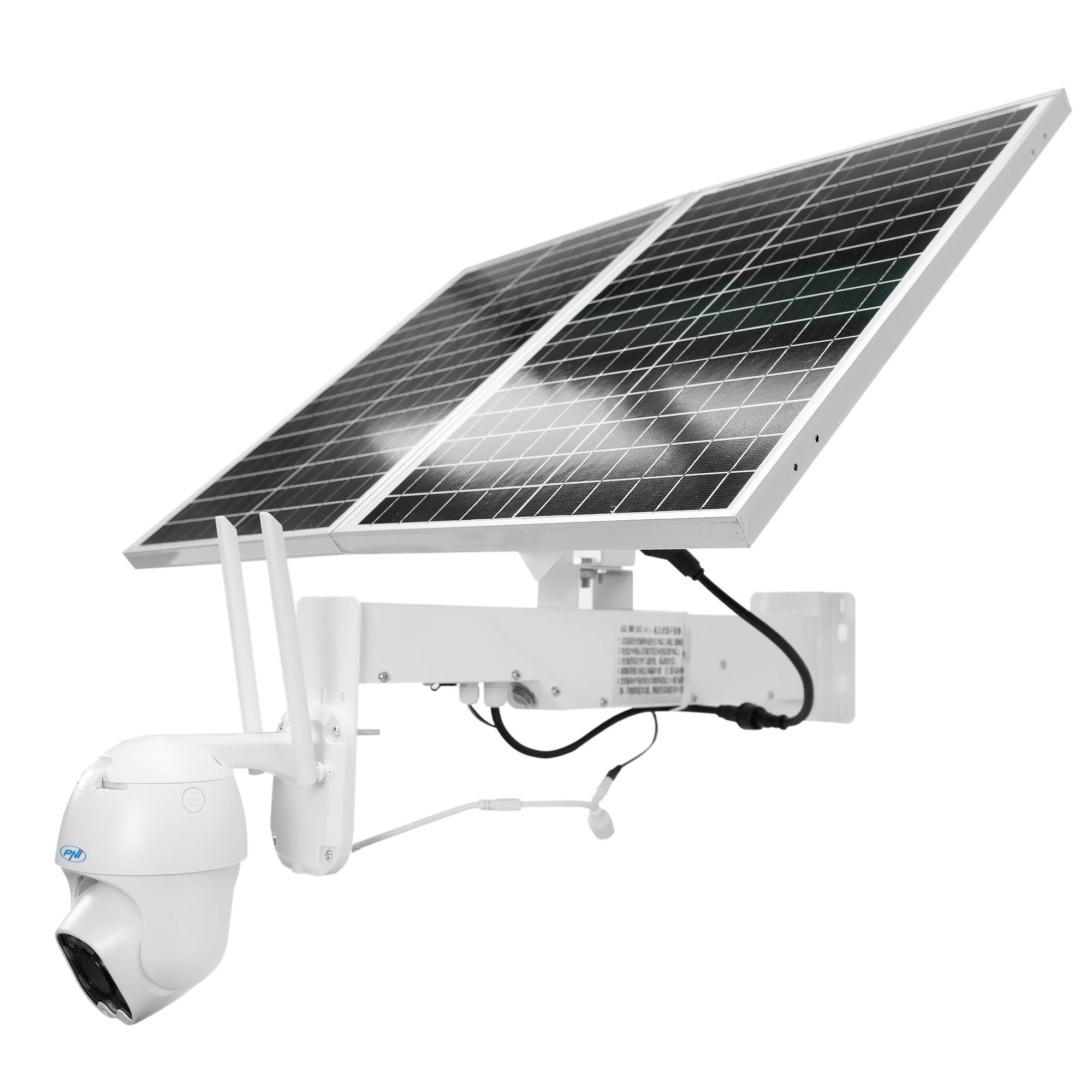 PNI IP60 Live-PTZ-Videoüberwachungskamera mit Solarpanel, 2 MP, GSM 4G, SIM-Steckplatz optischer Zoom 5X