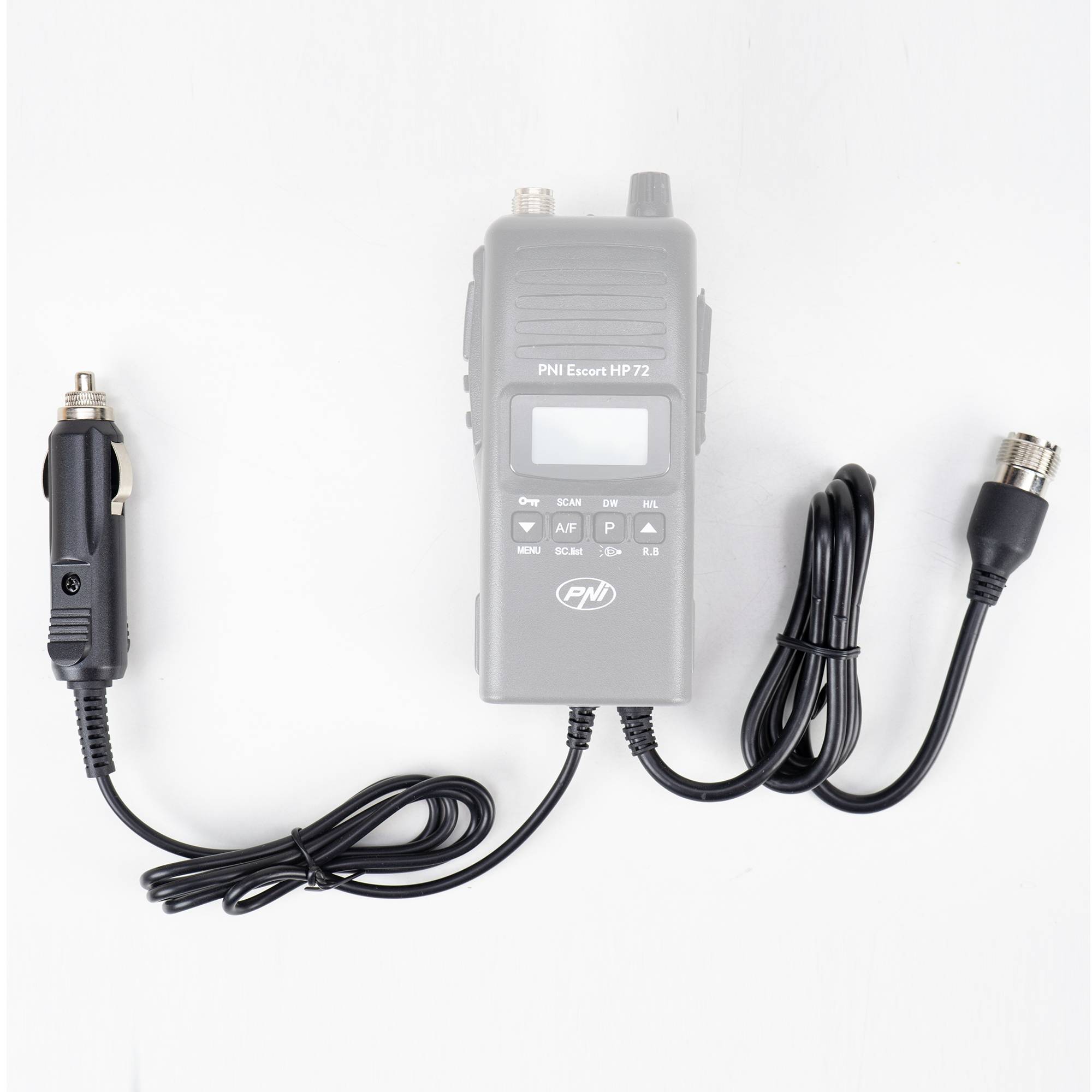 PNI-Adapter für 12V-24V-Netzteil und Außenantenne für tragbaren CB-Radiosender PNI Escort HP 72