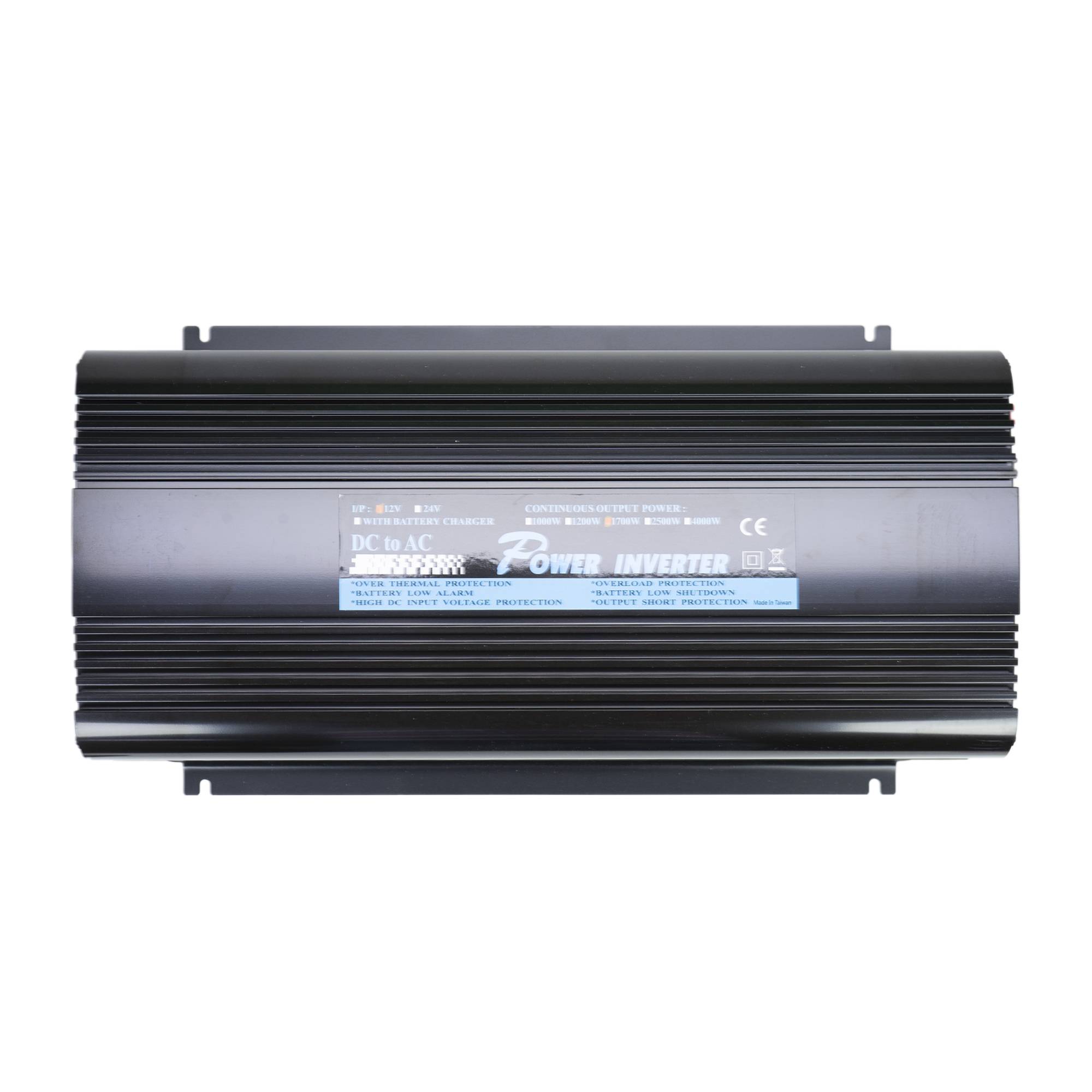 RO: Invertor de tensiune President 1700W alimentare 12V, iesire 230V, unda sinus modificata, telecomanda inclusa