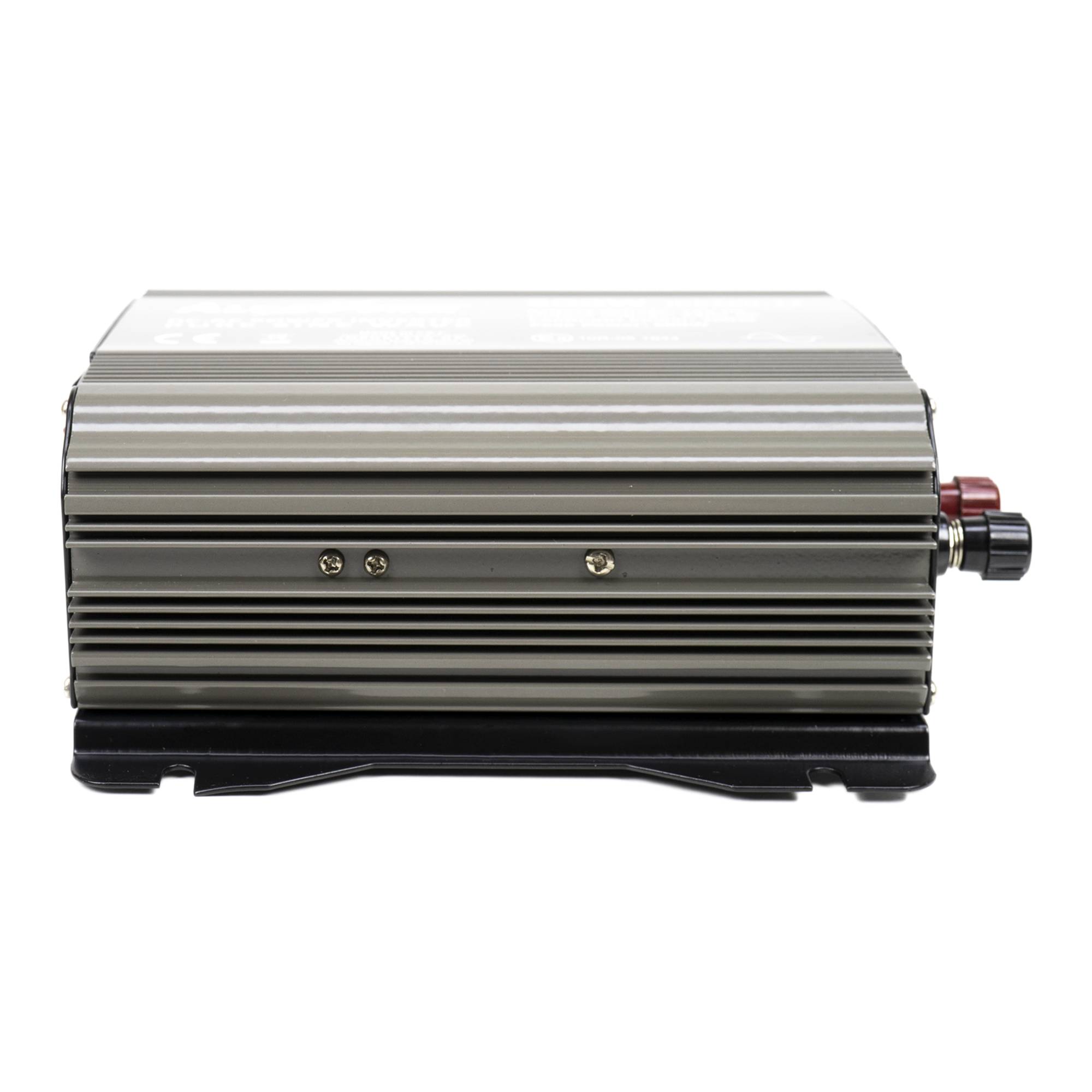 RO: Invertor de tensiune AlcaPower by President 300W alimentare 12V, iesire 230V, unda sinus pur, mufa USB 5V 500mAh, cu clesti alimentare si mufa