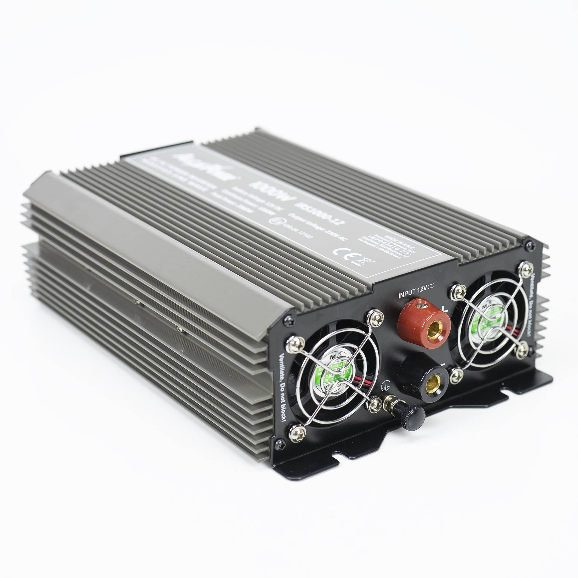 RO: Invertor de tensiune AlcaPower by President 1500W 24V-230V, sinusoida modificata, port USB, intrare telecomanda
