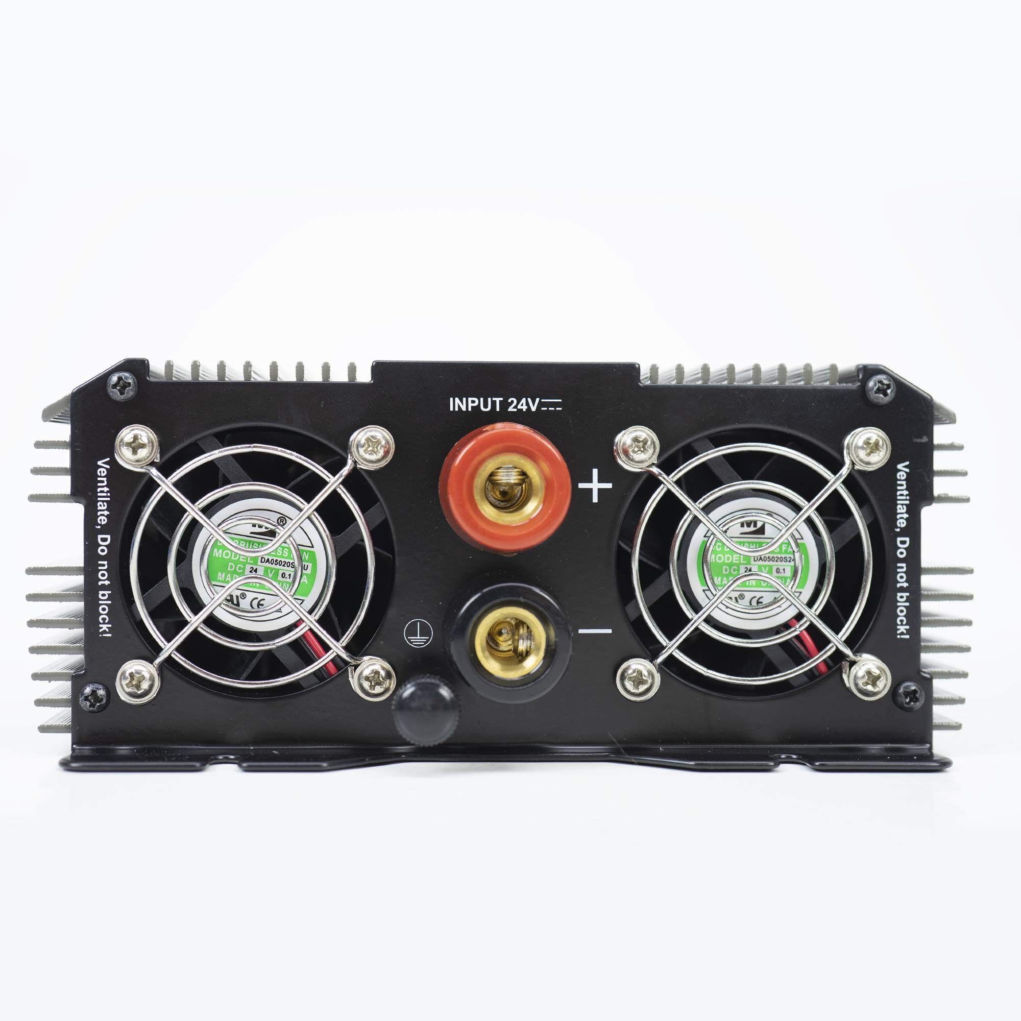 RO: Invertor de tensiune AlcaPower by President 1500W 24V-230V, sinusoida modificata, port USB, intrare telecomanda