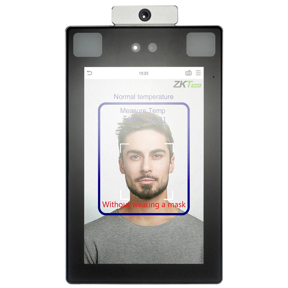 PNI SK ProFace X Thermo-Scanner Gesichts- und Handflächenerkennung, Zugangskontrolle, Körpertemperaturmessung und Erkennung von Schutzmasken
