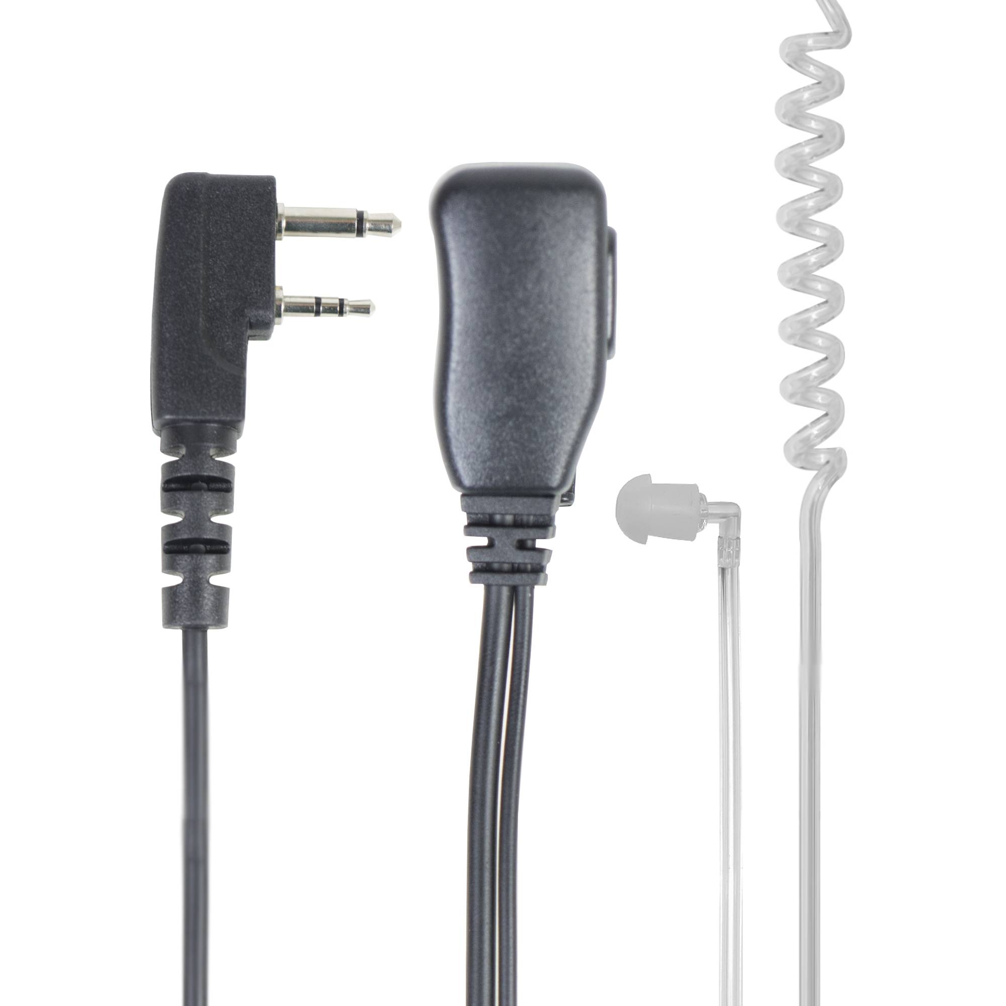 Kopfhörer mit Mikrofon und Akustikröhre PNI HF34 mit 2 Pins PNI-M Stecker für PNI HP 62