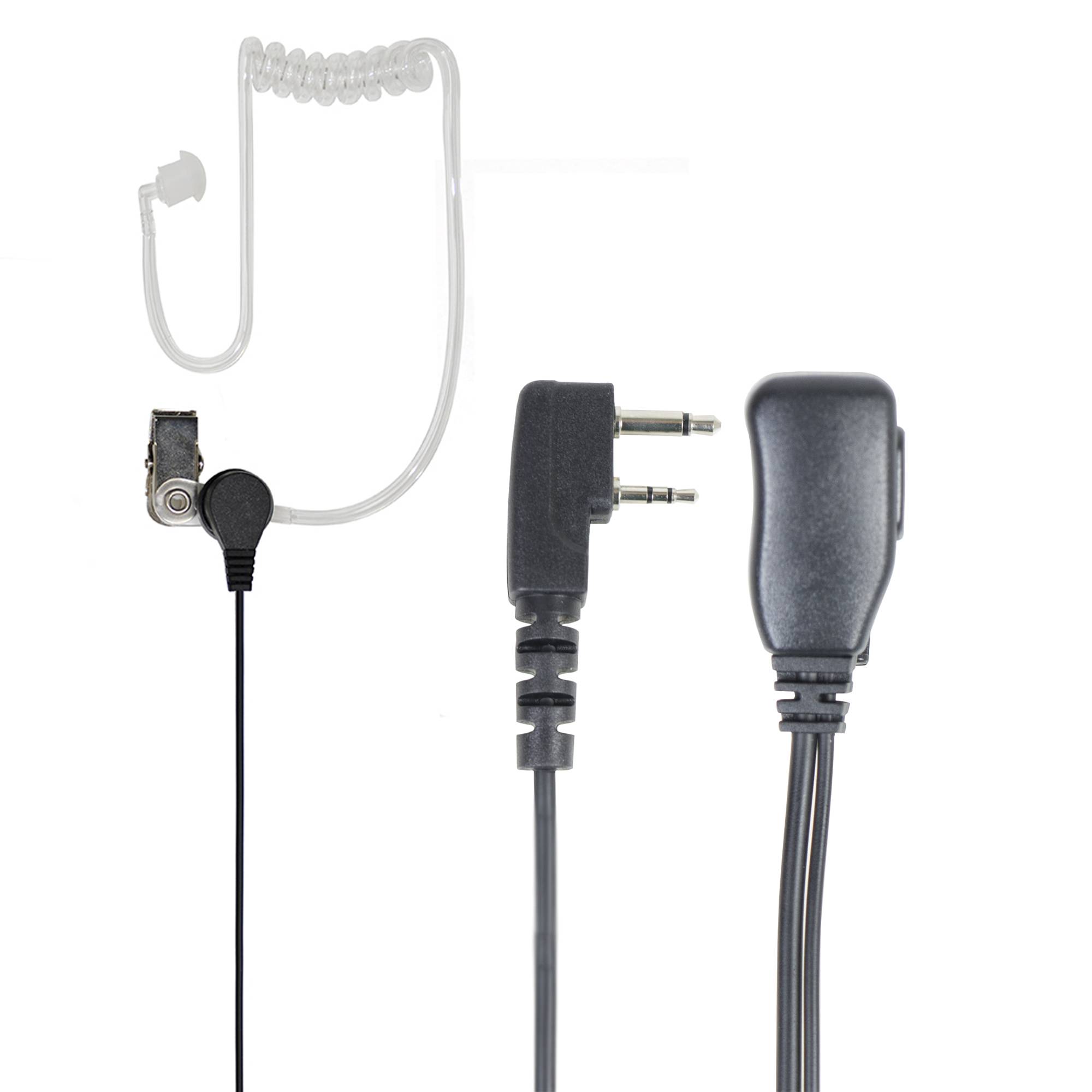Kopfhörer mit Mikrofon und Akustikröhre PNI HF34 mit 2 Pins PNI-M Stecker für PNI HP 62
