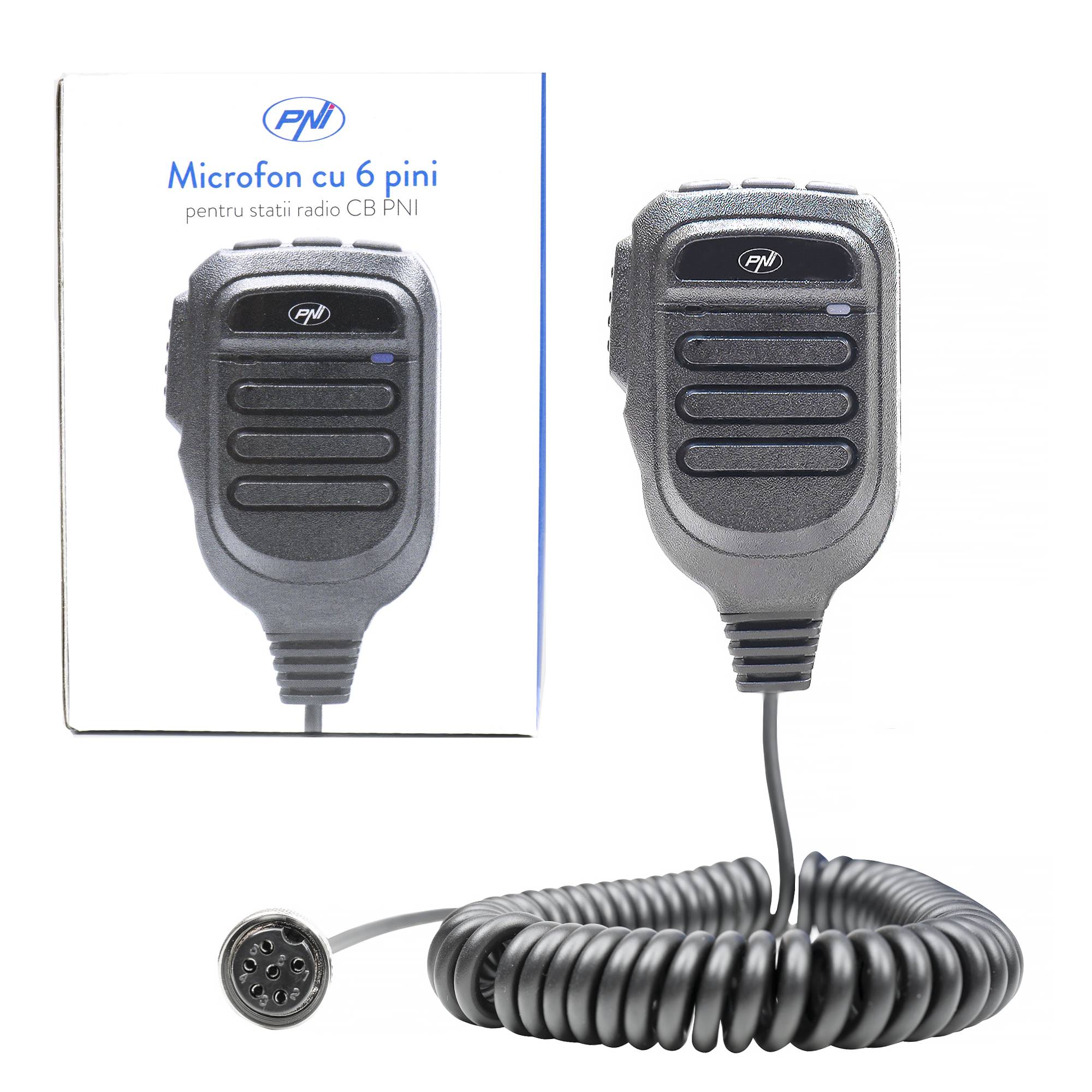 Ersatzmikrofon für CB PNI Escort HP 9500, HP 8900, HP 8000L 6-poliger Radiosender