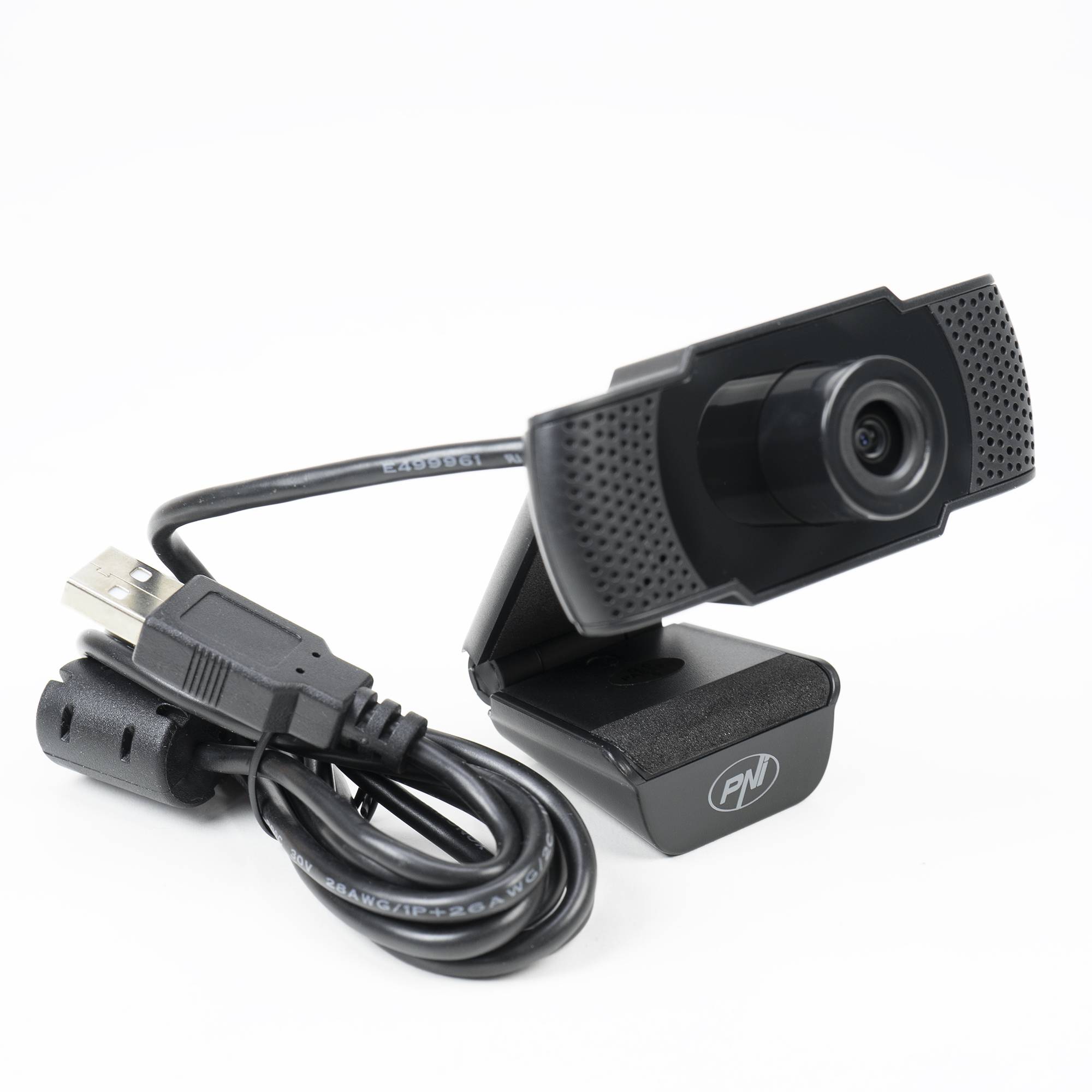 PNI CW1850 Full HD 1080P 2MP Webcam, USB, aufsteckbares, eingebautes Stereomikrofon