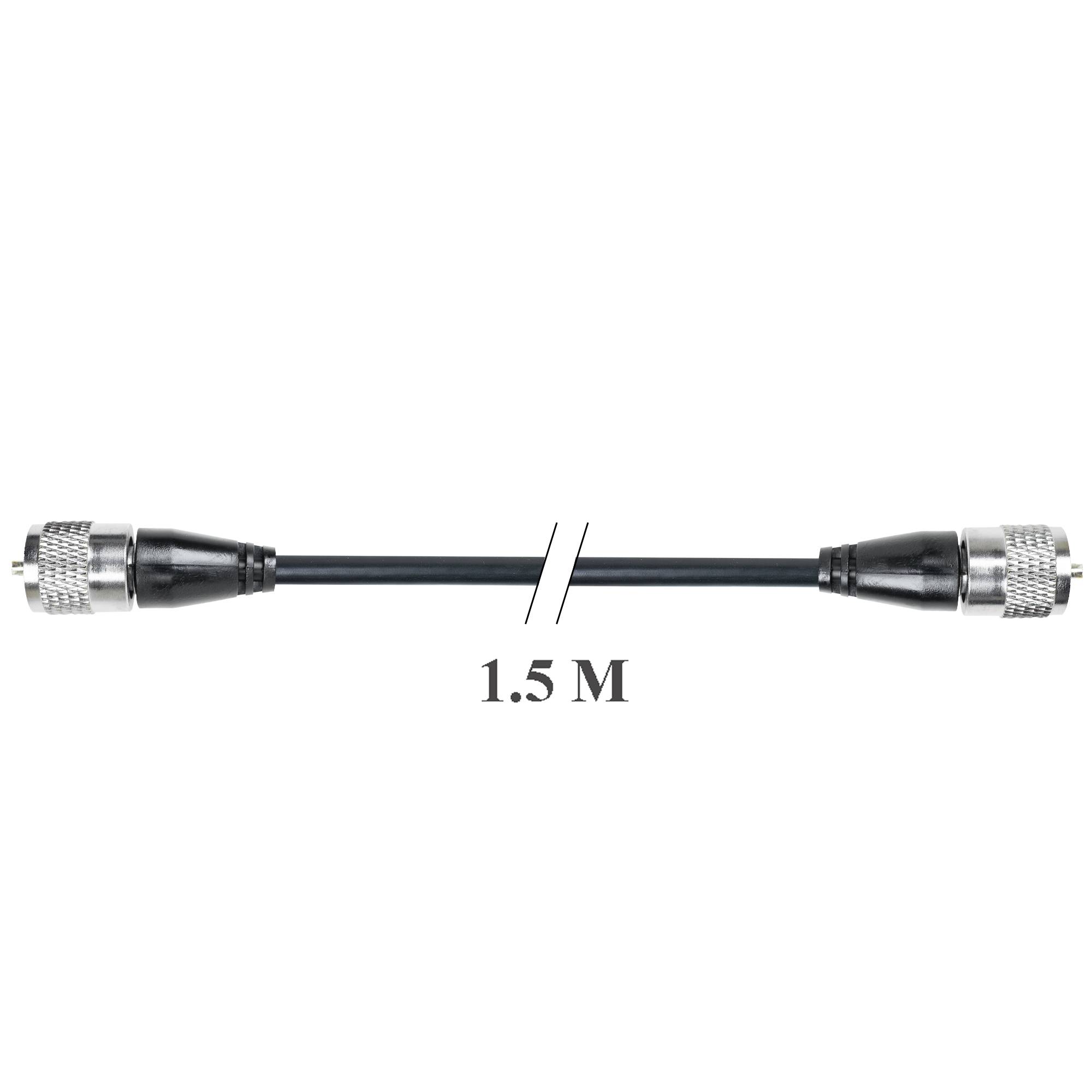 PNI R150 Verbindungskabel mit PL259-Steckern, Länge 1,5 m