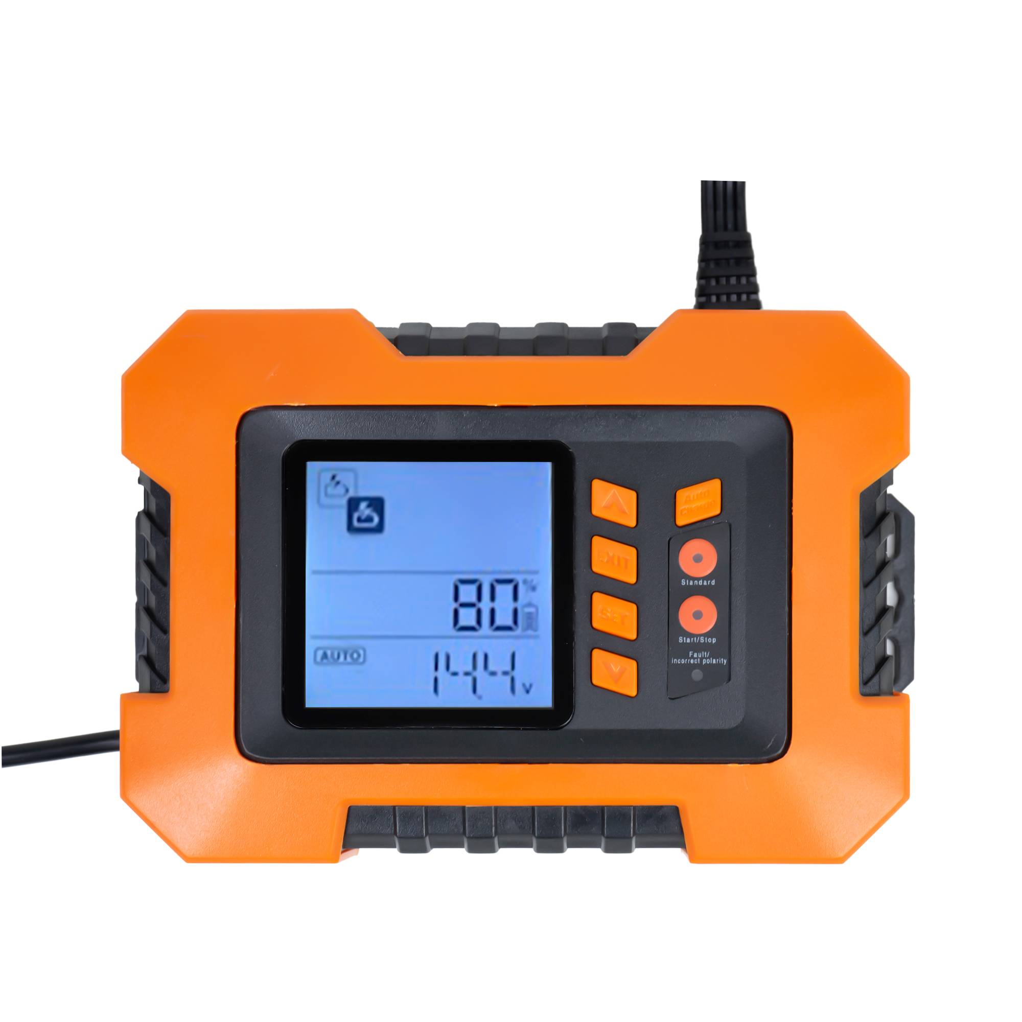 Ladegerät und Gleichrichter PNI C120 für Autobatterien, 230 V Eingang, 12 V Ausgang 2A, 4A, 8A, 12A, 2 USB-Anschlüsse