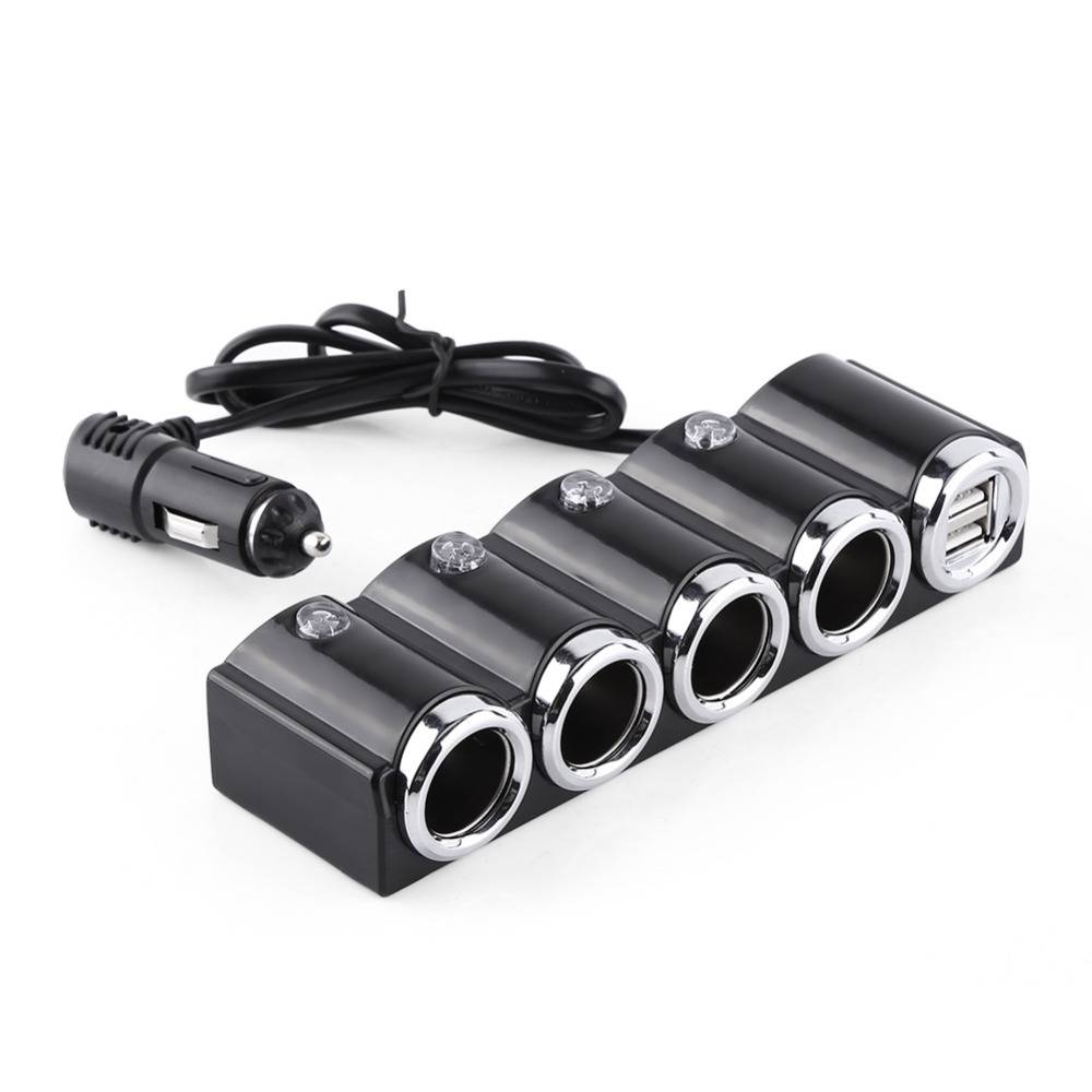 PNI Feuerzeug 04 12V / 24V 4 Lichtleistung Autosplitter, 2xUSB, LED-Anzeige