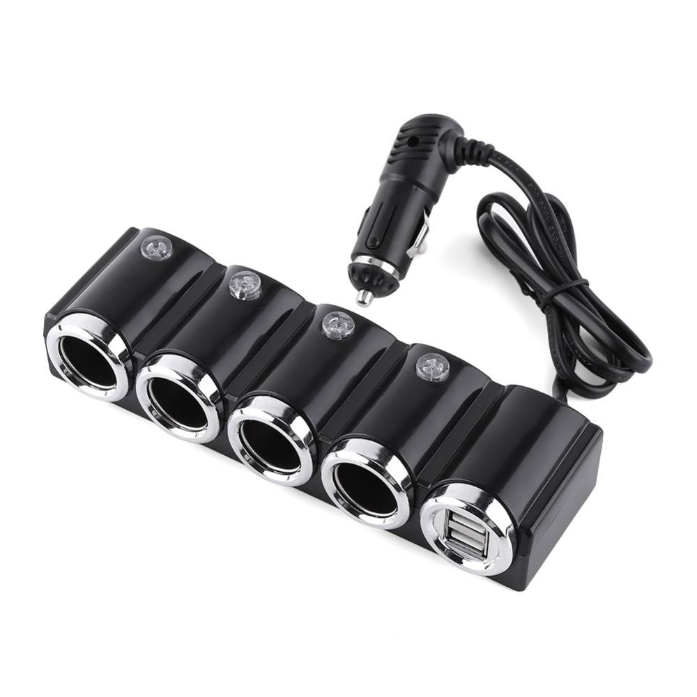 PNI Feuerzeug 04 12V / 24V 4 Lichtleistung Autosplitter, 2xUSB, LED-Anzeige