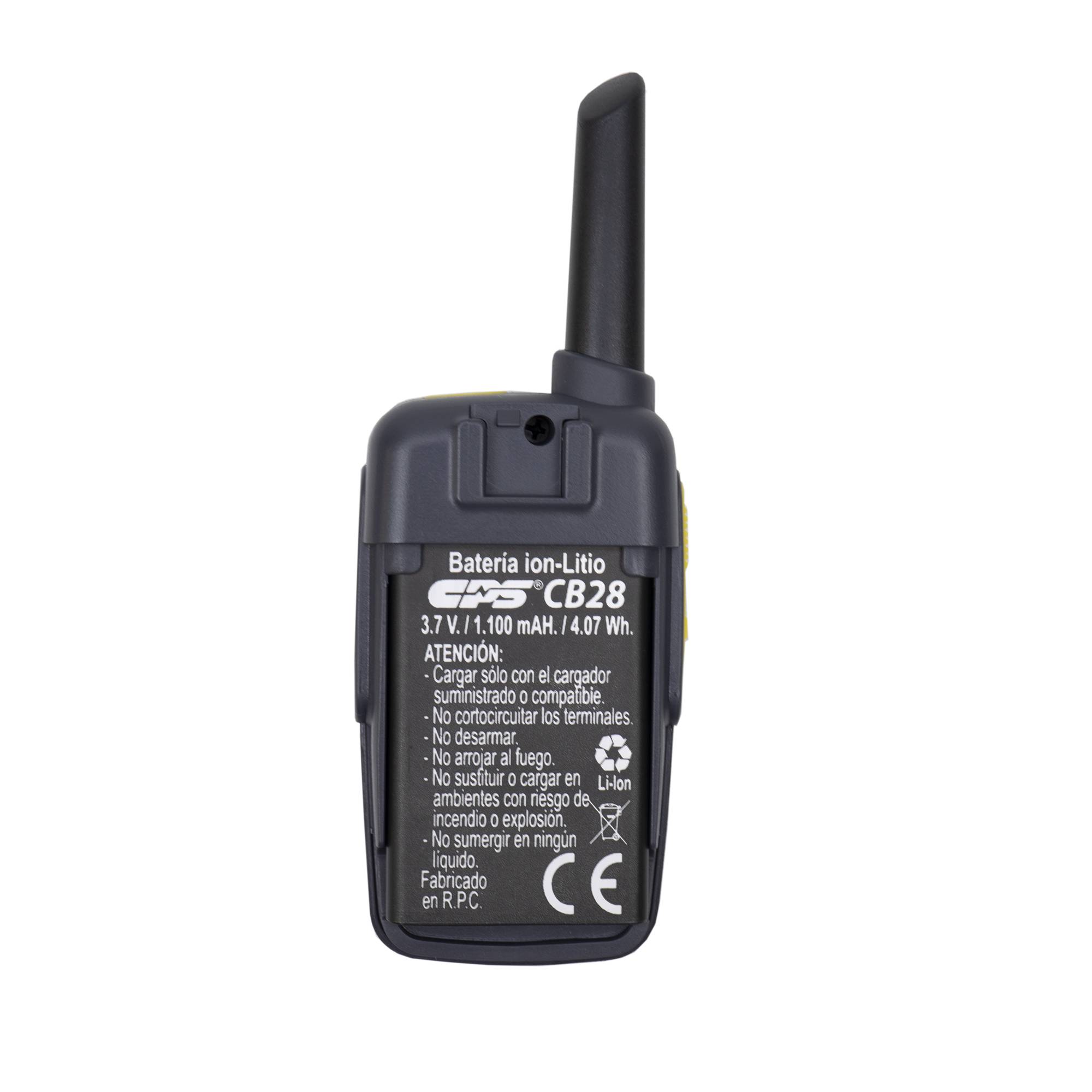 Tragbarer PMR-Radiosender PNI CP225 8CH 0,5 W 1100 mAh, eingestellt mit 2 Stk