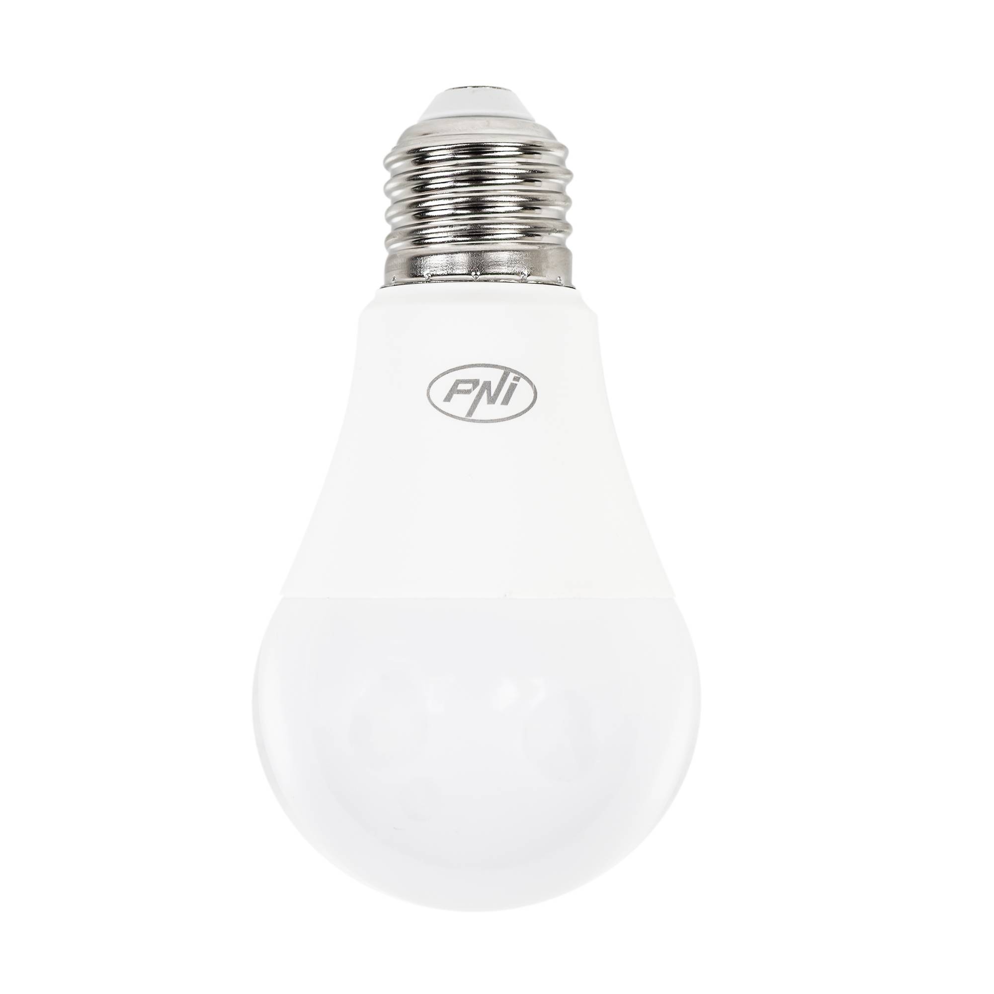 PNI SmartHome SM7RGBW E27 LED-Smart-Glühbirne, 7 W, einstellbares RGBW-Licht, WLAN-programmierbar, Internetsteuerung, Tuya Smart App, kompatibel mit