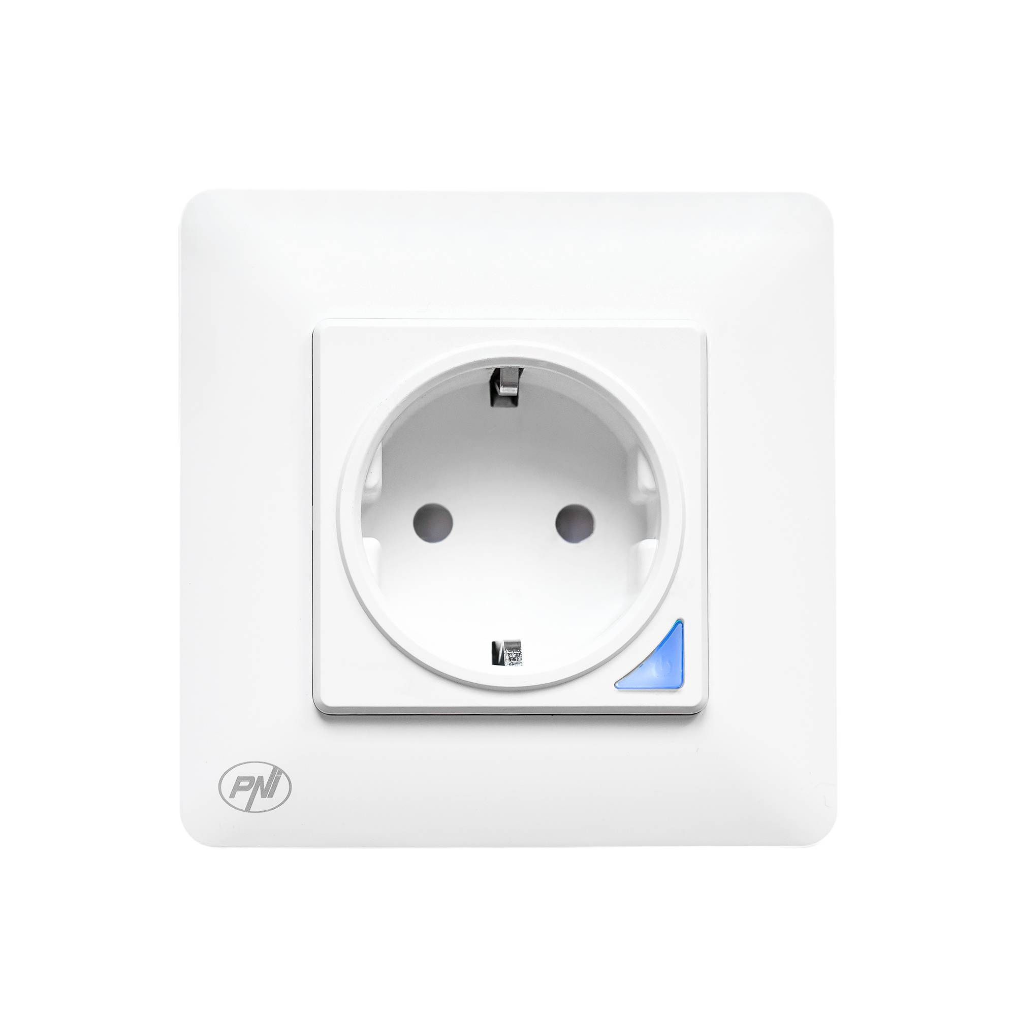 PNI SmartHome WP850 WiFi-Smart-Stecker, vergrabene Halterung, Internetsteuerung, dedizierte Tuya Smart-Anwendung, Amazon Alexa-kompatibel und