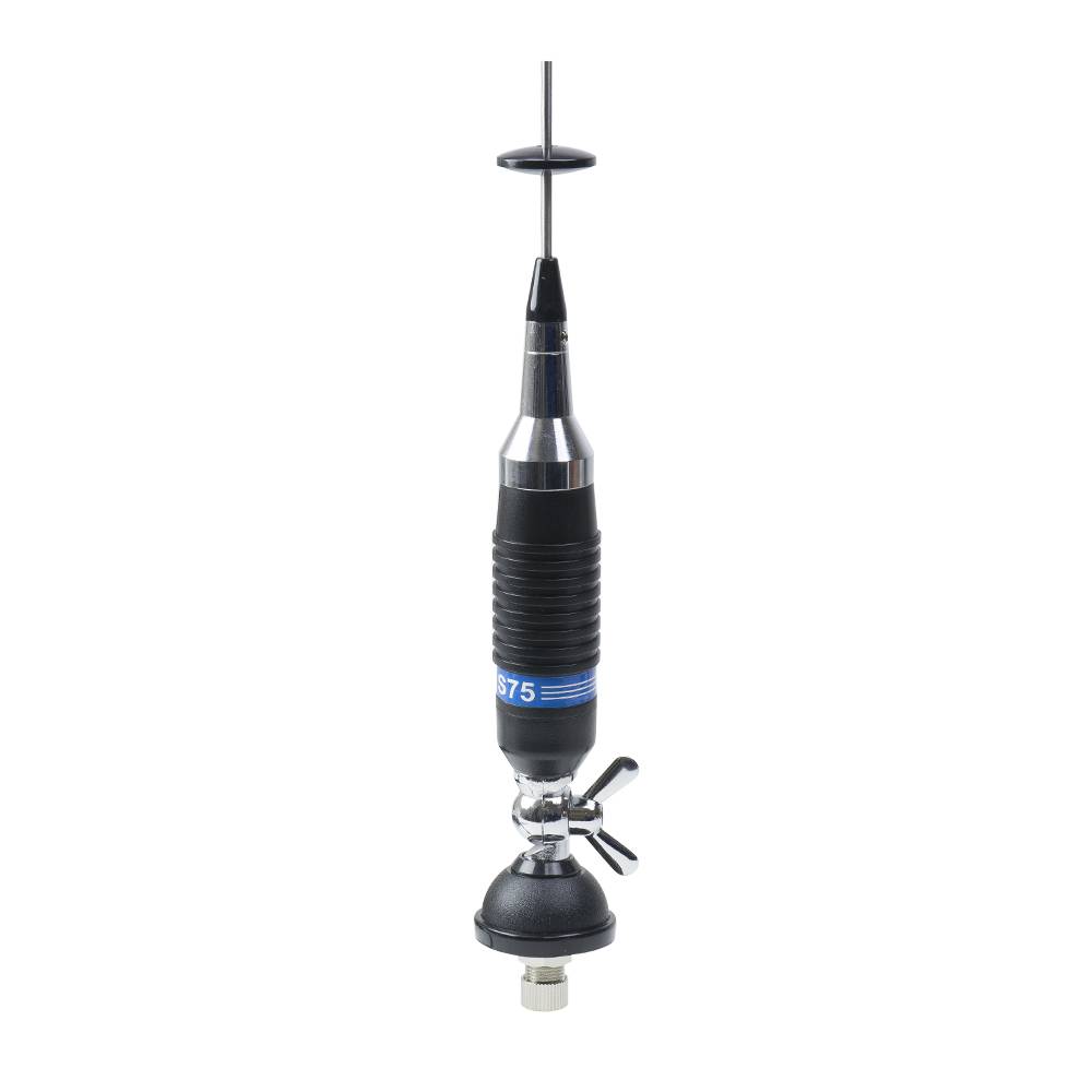 CB PNI ESCORT HP 6500 ASQ-Funkstationspaket, HF-Verstärkung, 4 W, 12 V + CB PNI S75-Antenne mit 7-9 km Kabel und fester Halterung