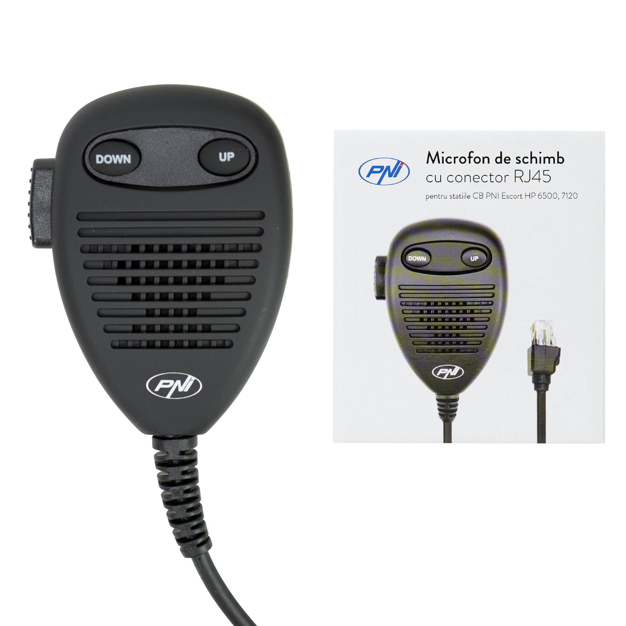 Ersatzmikrofon für CB-Radiosender PNI Escort HP 6500, PNI Escort HP 7120