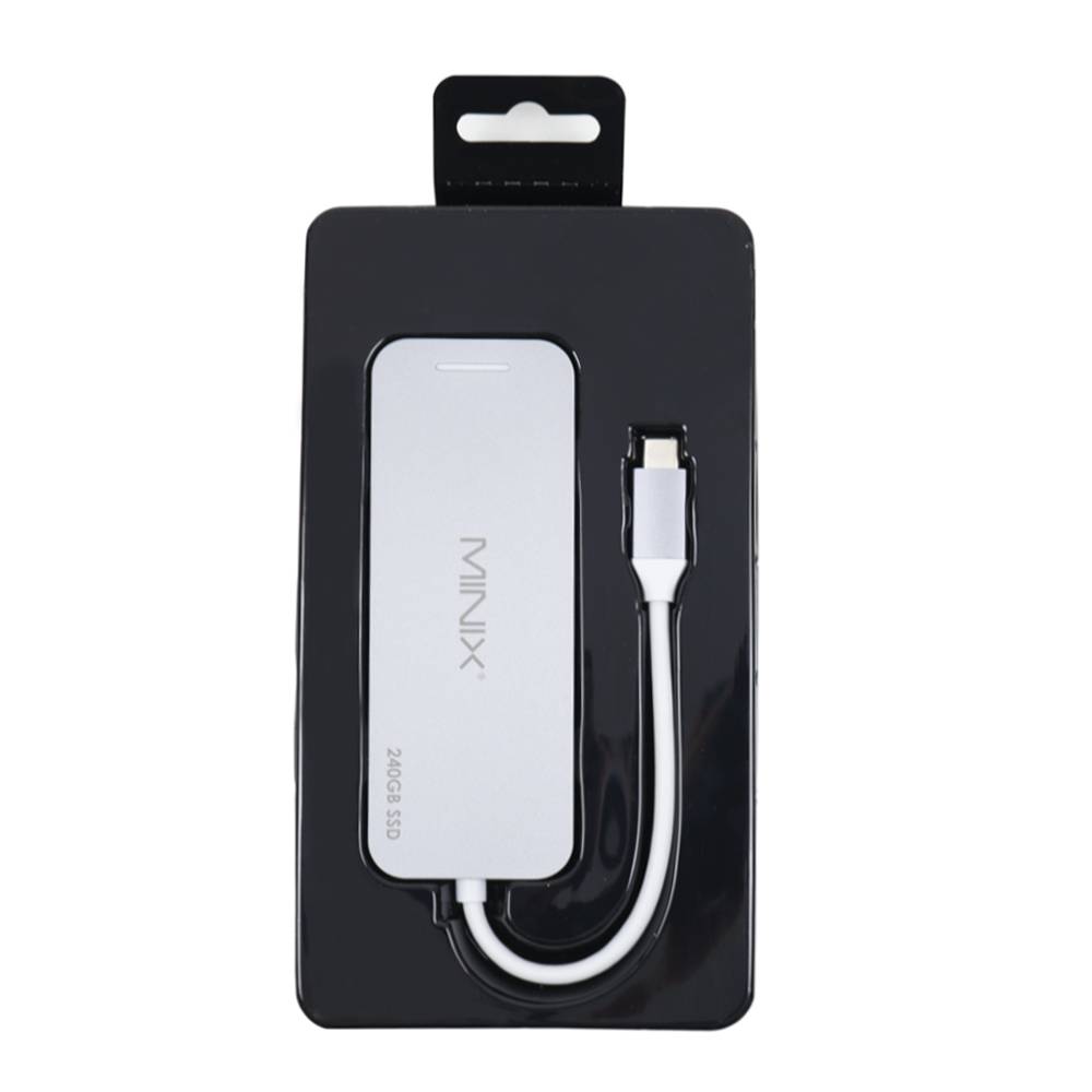 Minix NEO-S2GR USB-C-Miniport-Adapter mit 240-GB-Solid-State-Laufwerk (SSD), HDMI, USB Typ C, 2 x USB 3.0