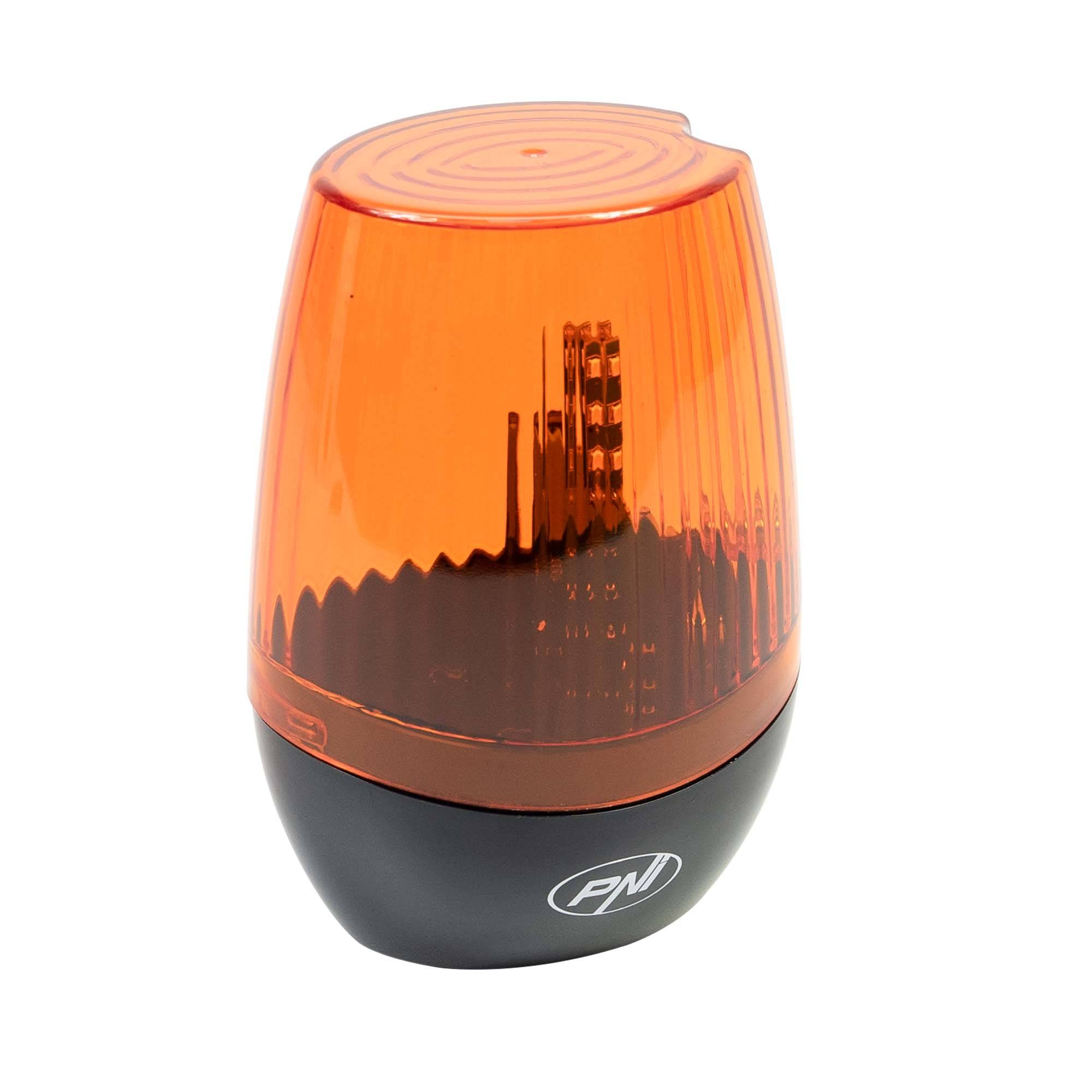 LED-Signalleuchte für Toröffnung PNI LMP130 12-265 V, blinkend, für selbsttragende Tore, IP54