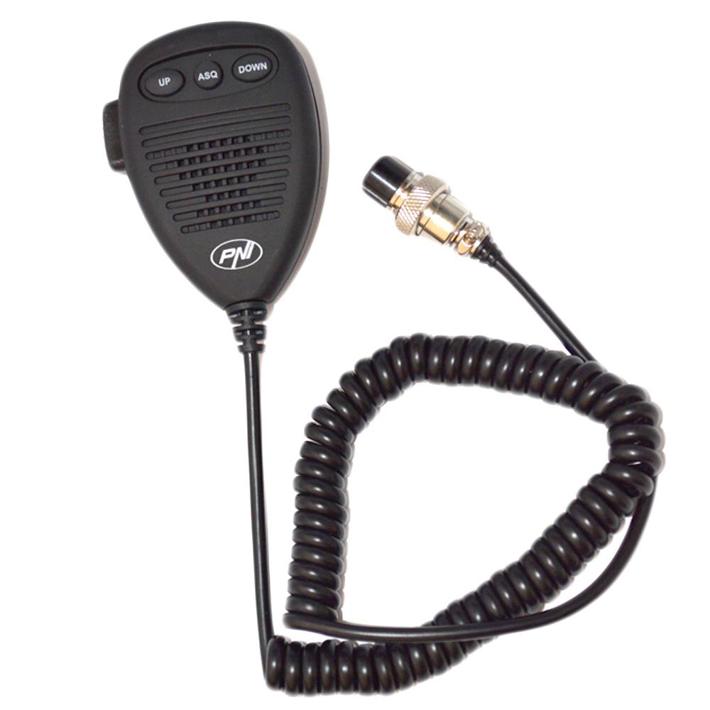 6-poliges Mikrofon mit Metallbügel für HP 8000L / 8001L / 8024/9001 PRO / 9500/8900 PNI Escort Radiosender