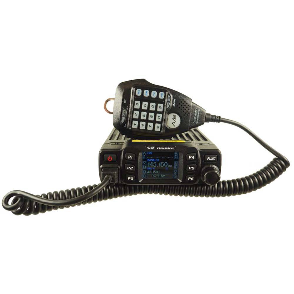 VHF / UHF CRT MICRON UV Dual Band Radio Station 144-146 MHz - 430-440 MHz, 13,8 Vdc, DTMF, Dual Watch, TOT, Scan, Talk Around