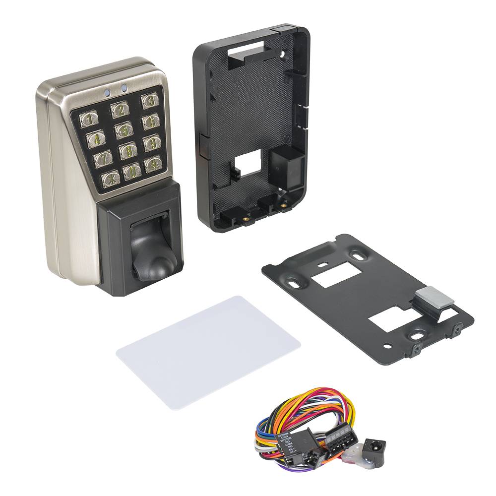Biometrisches Zugangskontrollsystem PNI Finger 300 mit Passwort, Fingerabdruckleser und elektromagnetischer Karte