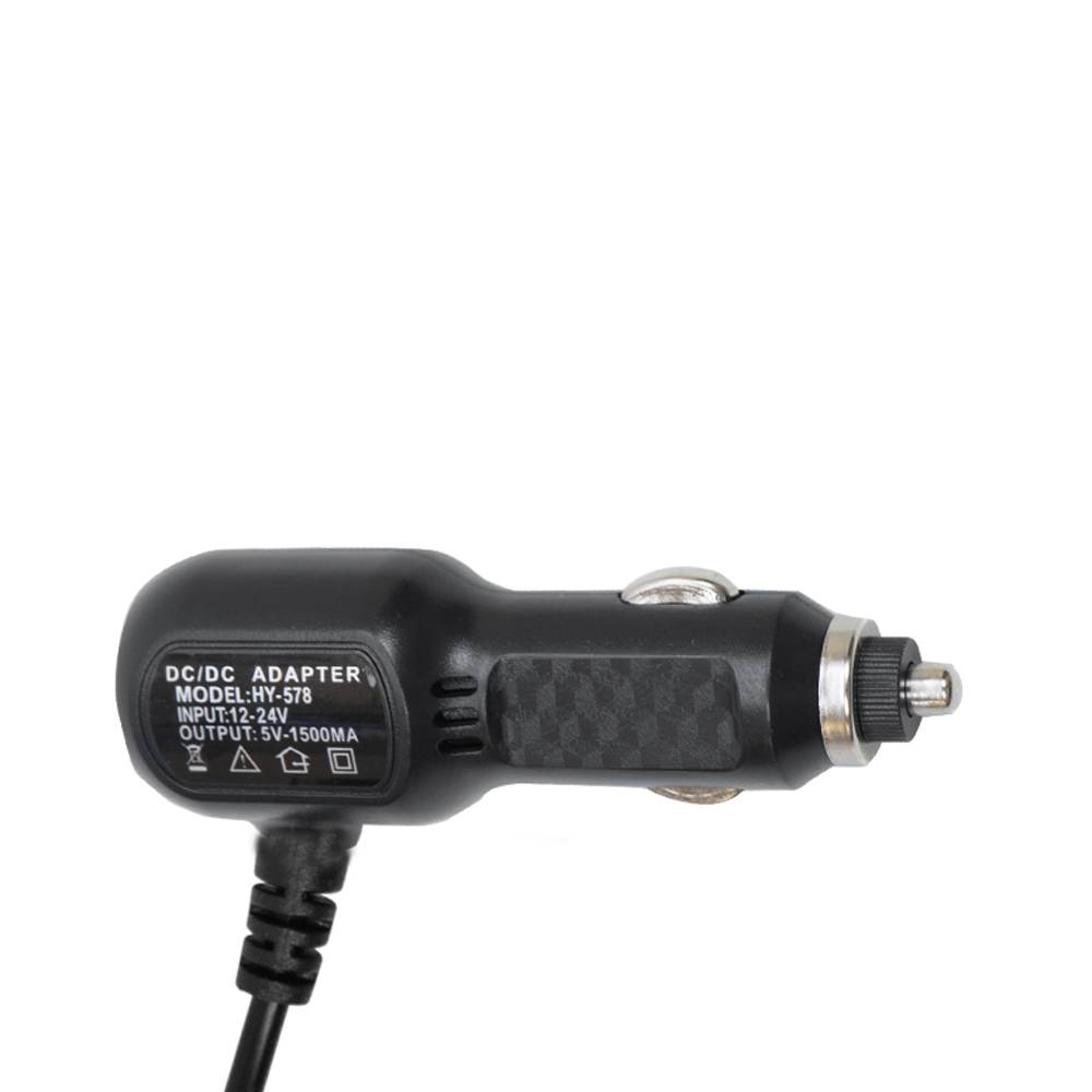 PNI KFZ-Ladegerät mit Mini-USB-Stecker 12V / 24V - 5V 1,5A, für KFZ-DVR, Kabellänge 3,5m