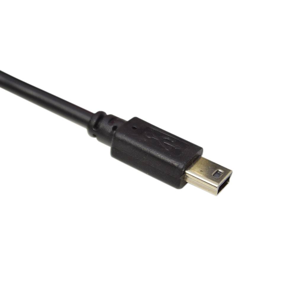 PNI KFZ-Ladegerät mit Mini-USB-Stecker 12V / 24V - 5V 1,5A, für KFZ-DVR, Kabellänge 3,5m
