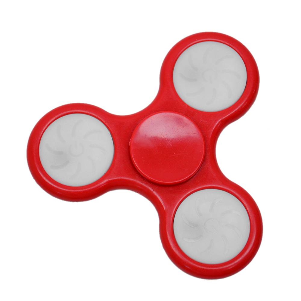Spion Anti-Stress-Spinner PNI Speedy Red LED rote Farbe mit LED-Leuchten