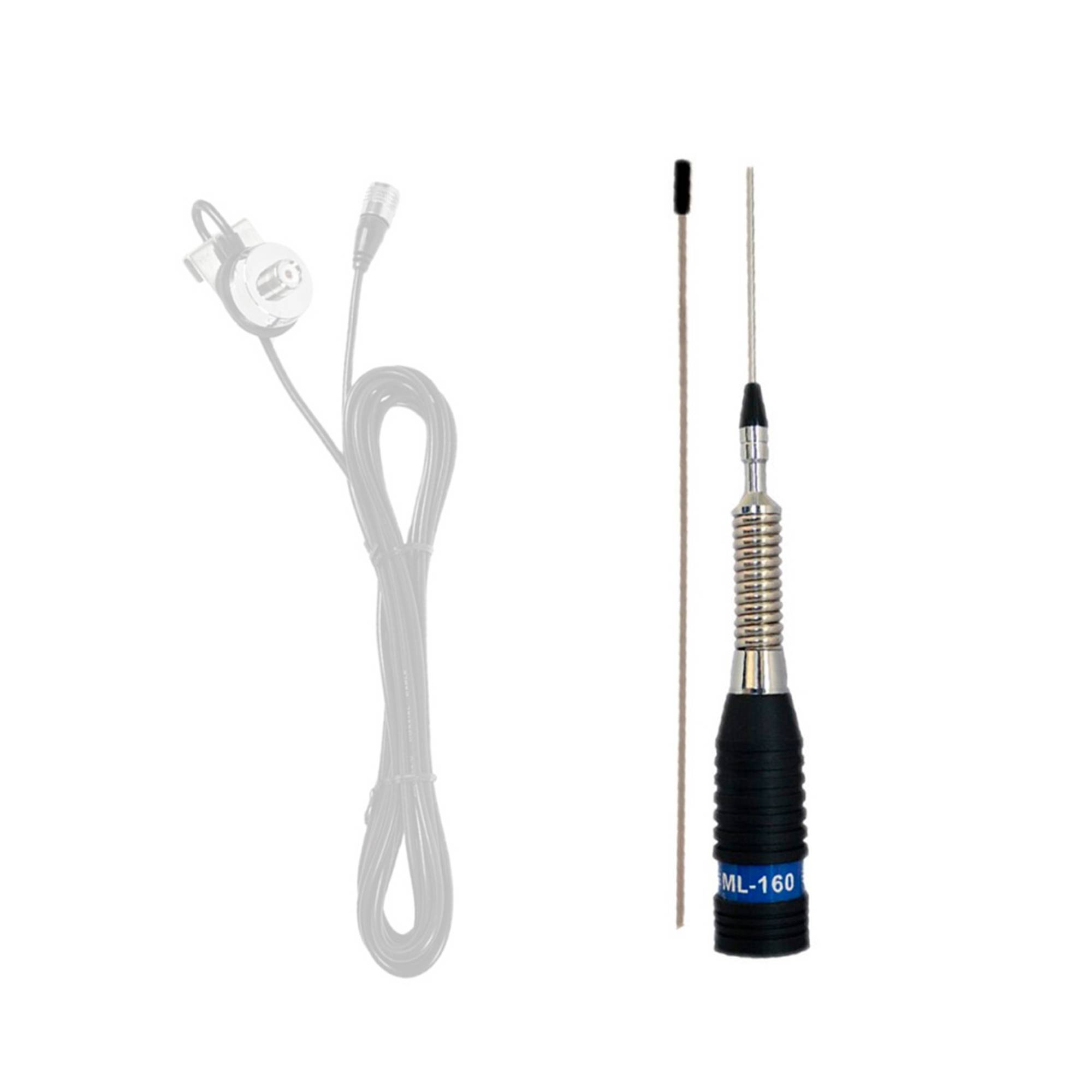 Antenne CB PNI ML160, Länge 155 cm, 26-30 MHz, Magnet 145 mm enthalten