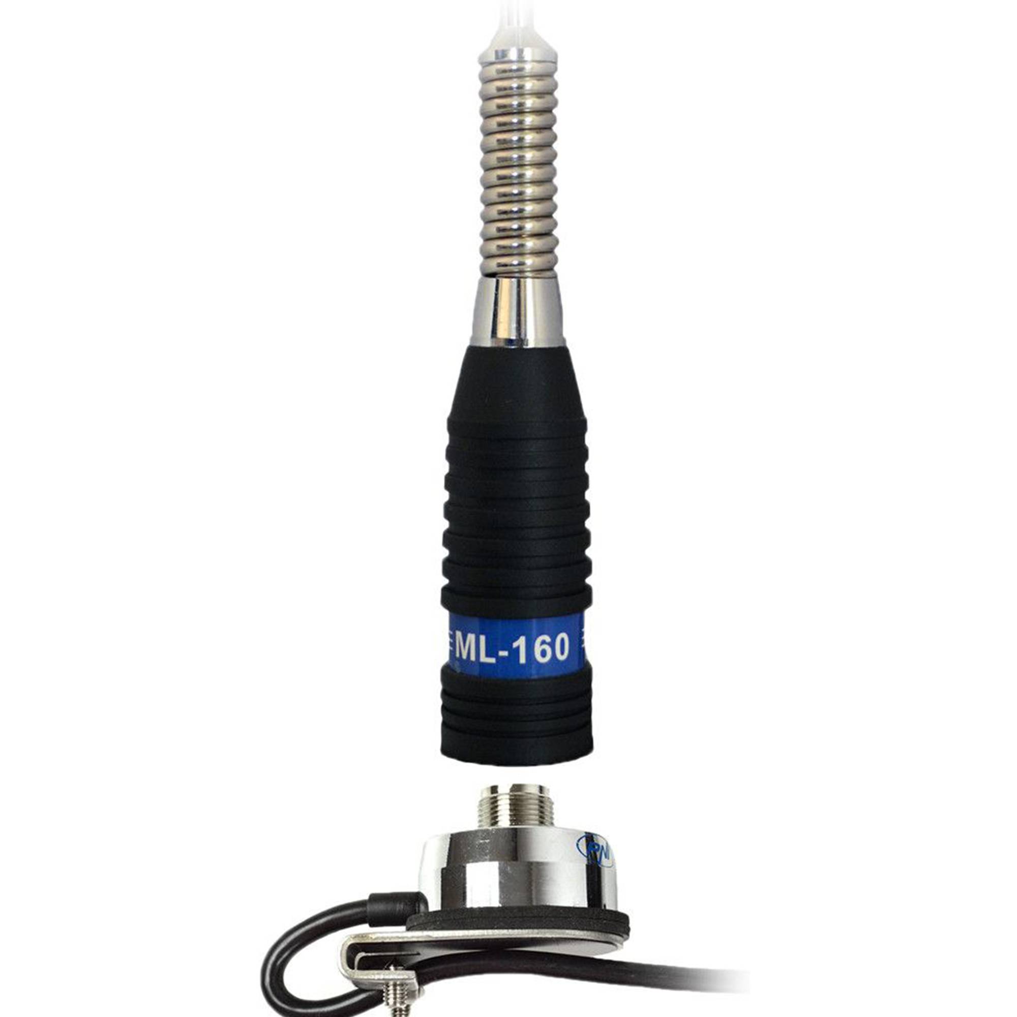 Antenne CB PNI ML160, Länge 155 cm, 26-30 MHz, Magnet 145 mm enthalten