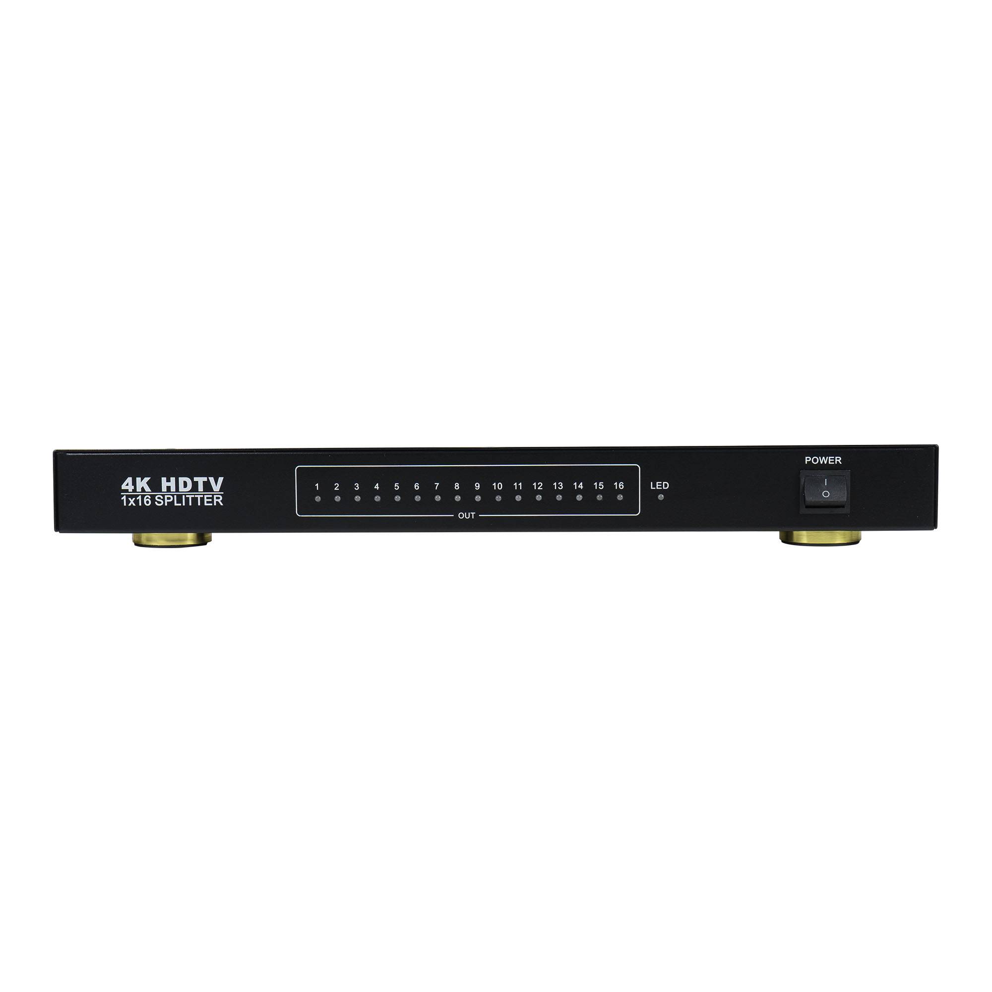 HDMI 1.4 3D UltraHD 4Kx2K-Splitter mit 16 Anschlüssen