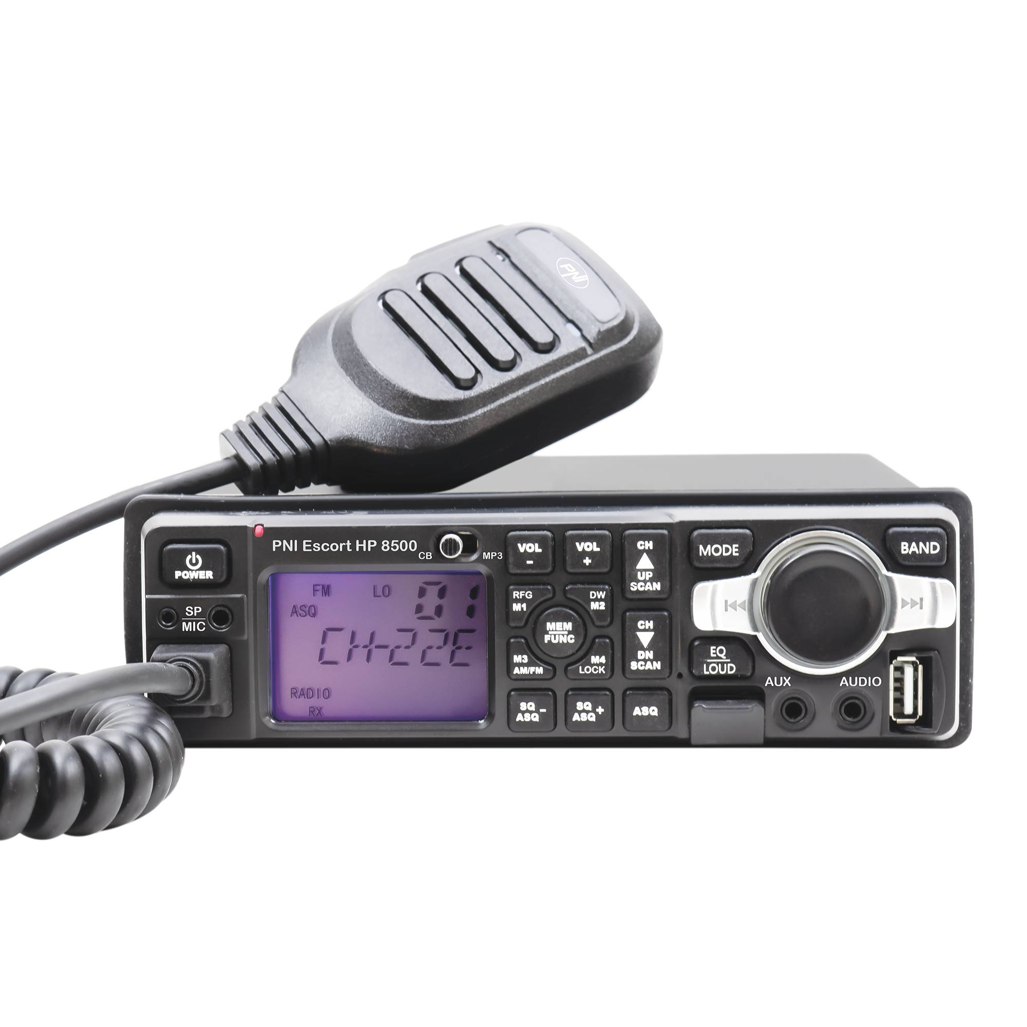 CB-Radiosender und MP3-Player PNI Escort HP 8500 ASQ enthält Kopfhörer mit Mikrofon