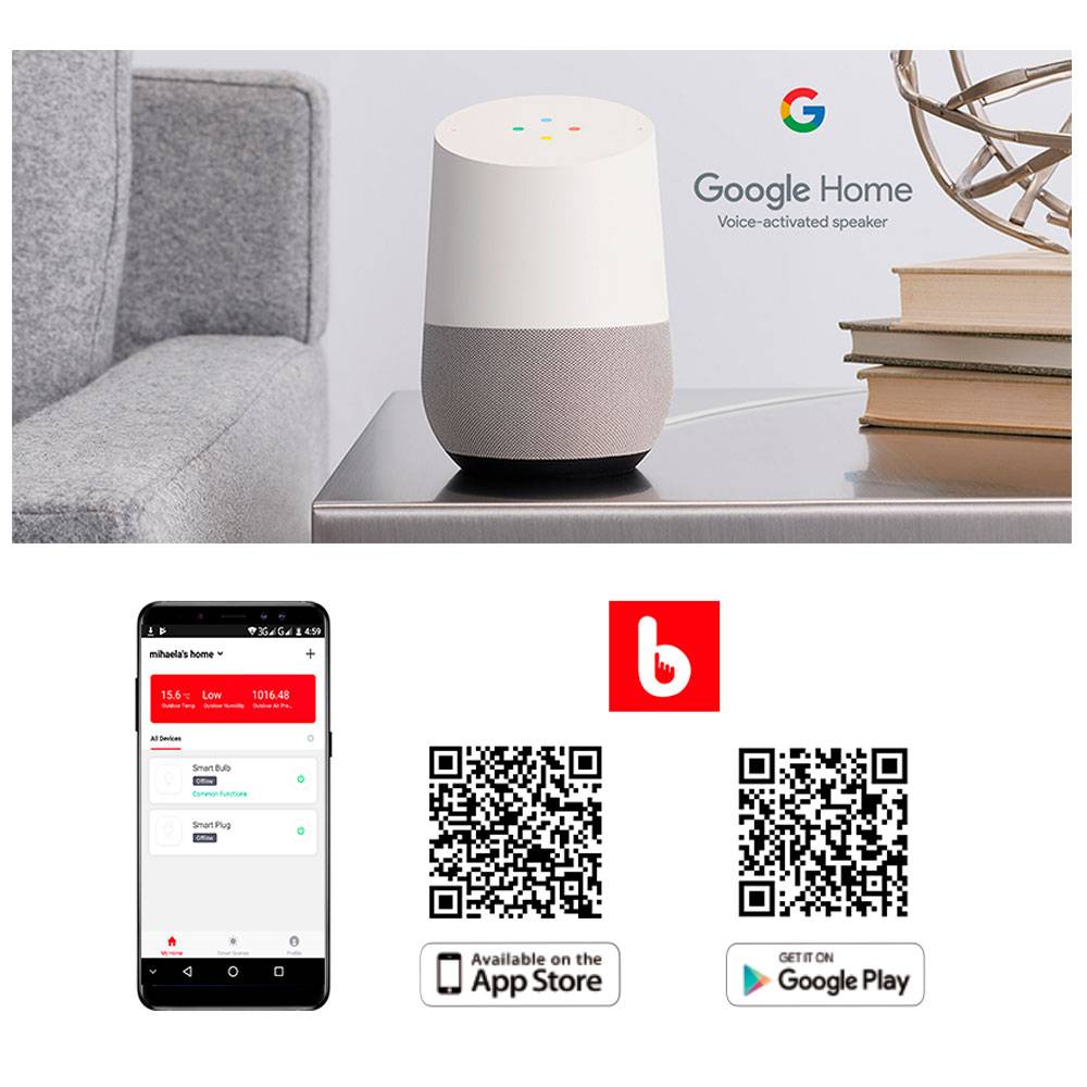 Intelligente Steckdose mit Repeater und Dimmer PNI SmartHome SM441R ON / OFF an jedem elektrischen Gerät über das Internet