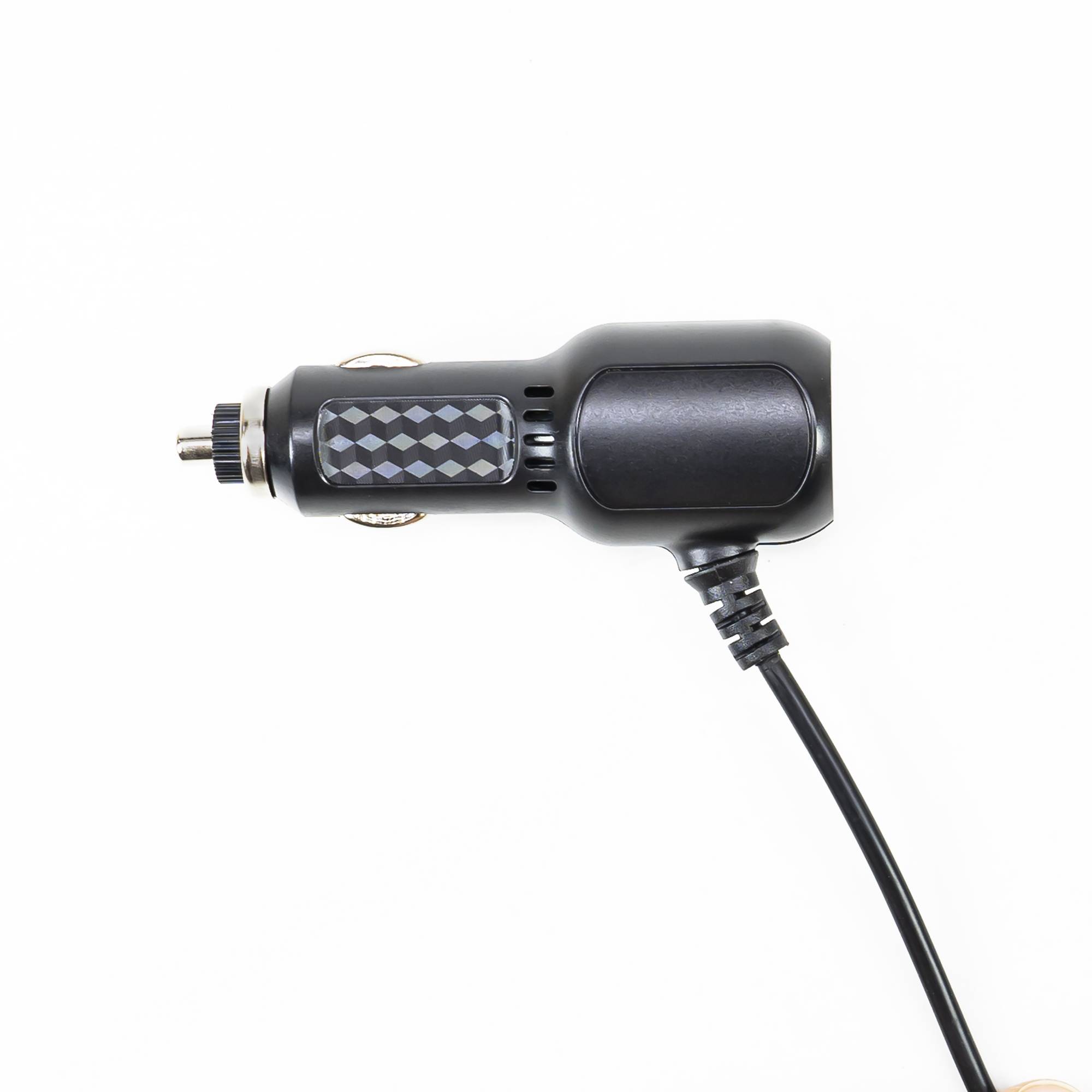 PNI-Autoladegerät mit Micro-USB-Stecker 12V / 24V - 5V 1,5A für Auto-DVR, Kabellänge 3,5 m