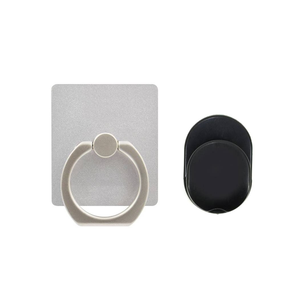 Universelle Unterstützung PNI O-Ring, Desk Stand und Smart Grip, Silber, automatische Unterstützung enthalten