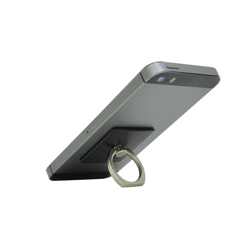 Universelle Unterstützung PNI O-Ring, Desk Stand und Smart Grip, Schwarz, automatische Unterstützung inbegriffen