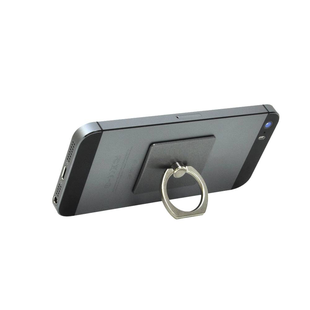 Universelle PNI-O-Ring-Unterstützung, Desk Stand und Smart Grip, Hellschwarz, automatische Unterstützung inbegriffen