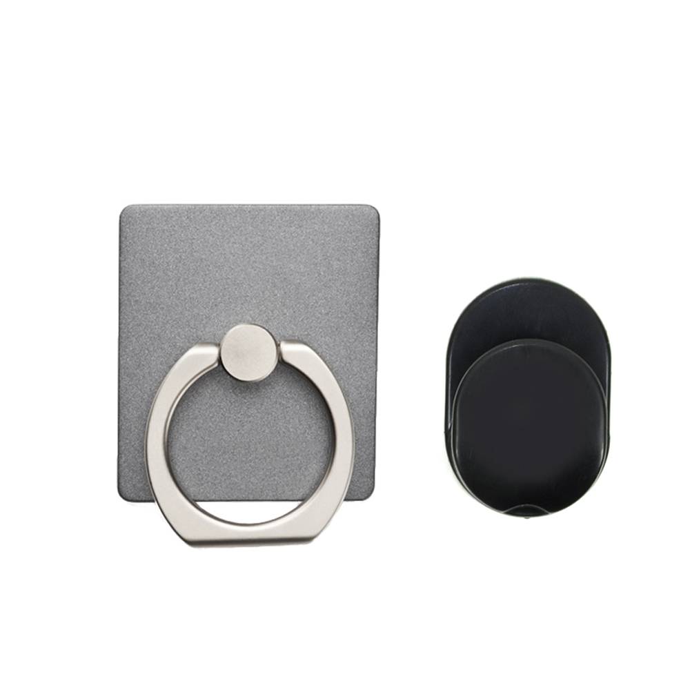 Universelle PNI-O-Ring-Unterstützung, Desk Stand und Smart Grip, Hellschwarz, automatische Unterstützung inbegriffen