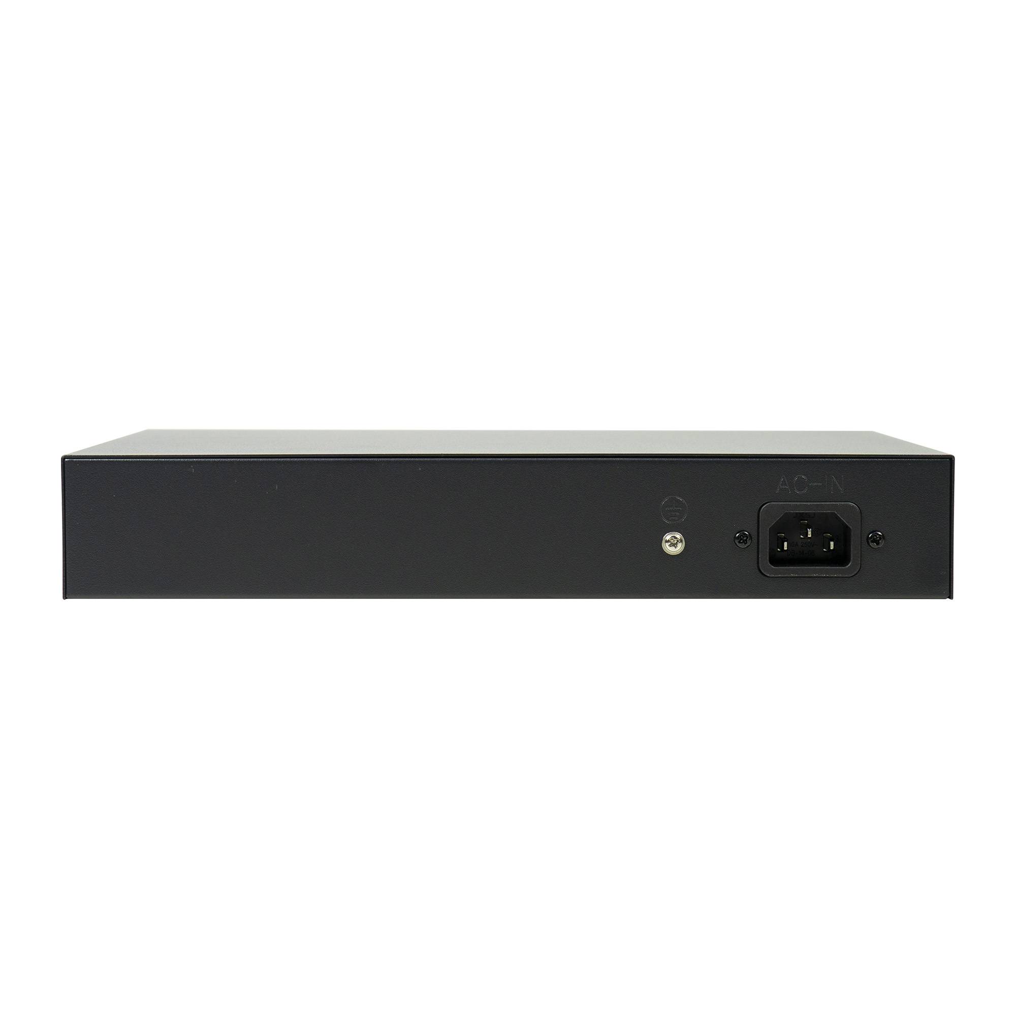 Switch POE PNI SWPOE16 mit 16 10 / 100Mbps-Ports und 2 10/100 / 1000Mbps-Ports