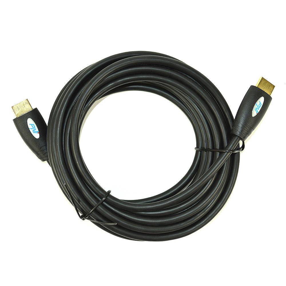 HDMI-Kabel PNI H500 High-Speed 1,4 V, steckbar, Ethernet, vergoldet, 5 m