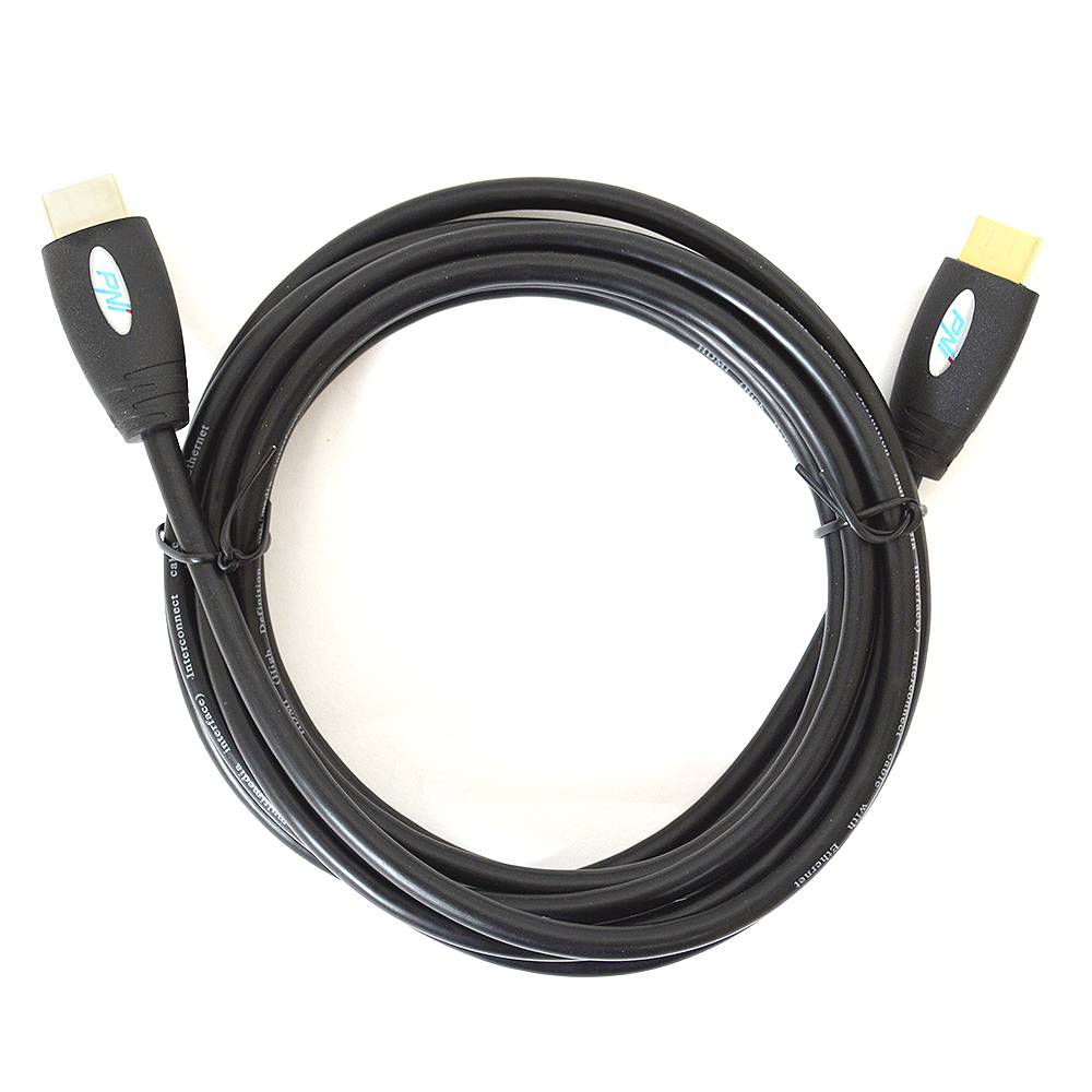 HDMI-Kabel PNI H300 High-Speed 1,4 V, steckbar, Ethernet, vergoldet, 3 m