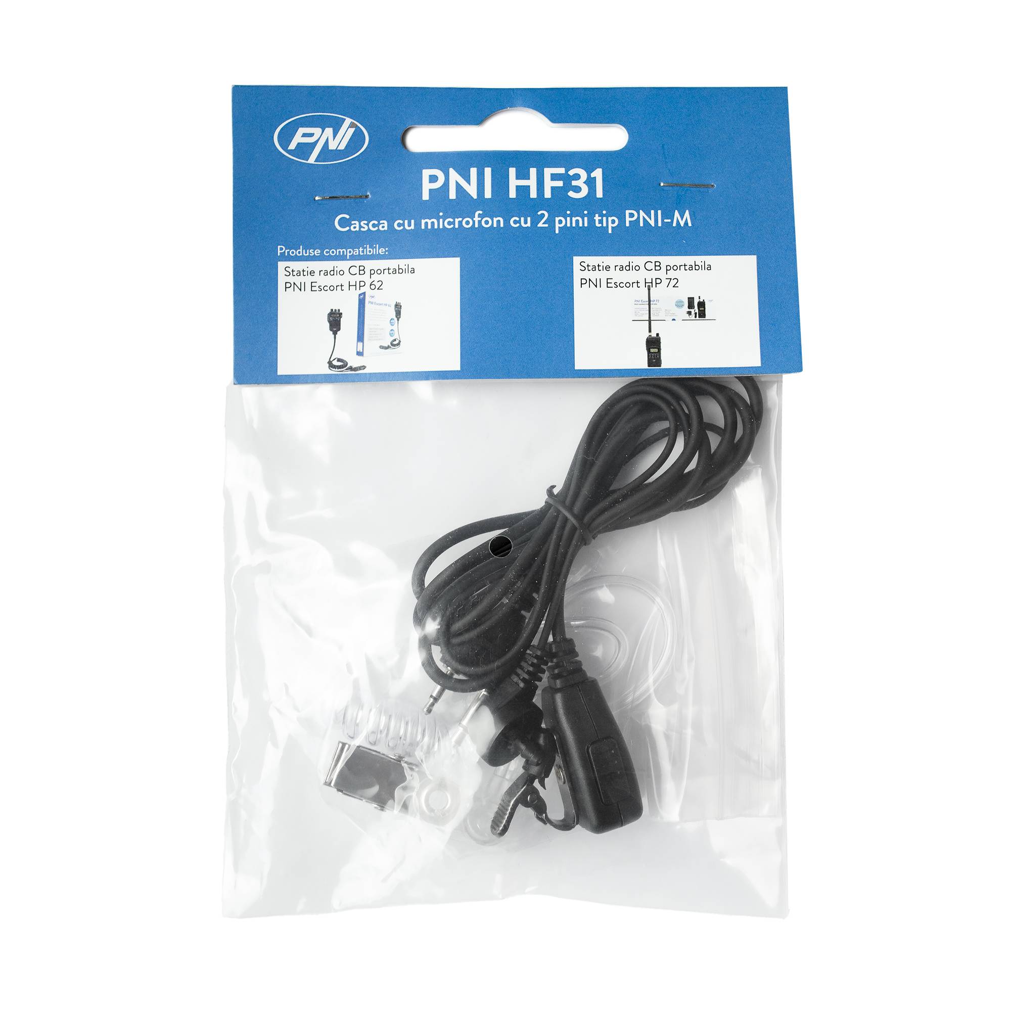 PNI HF31 2-poliges PNI-M-Mikrofon-Headset für CB-Funkstationen