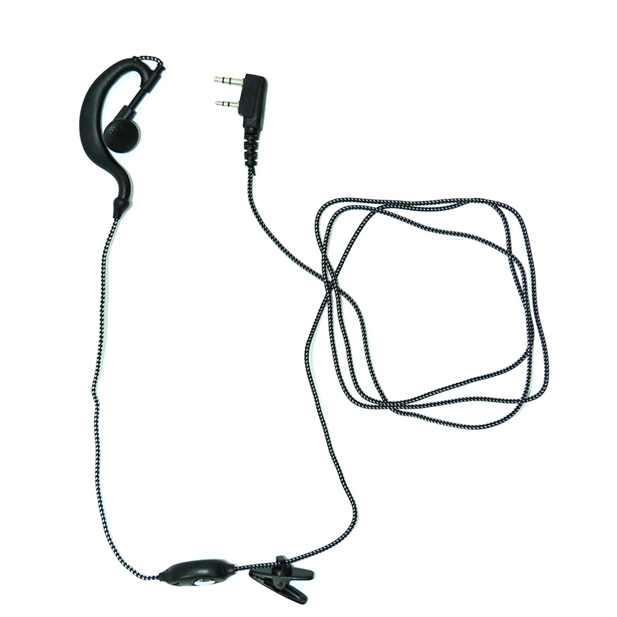 Headset mit Mikrofon PNI HS81 mit 2 Pins vom Typ PNI-K, kompatibel mit der Station PNI HP 8001L und den Radiosendern Kenwood und PNI