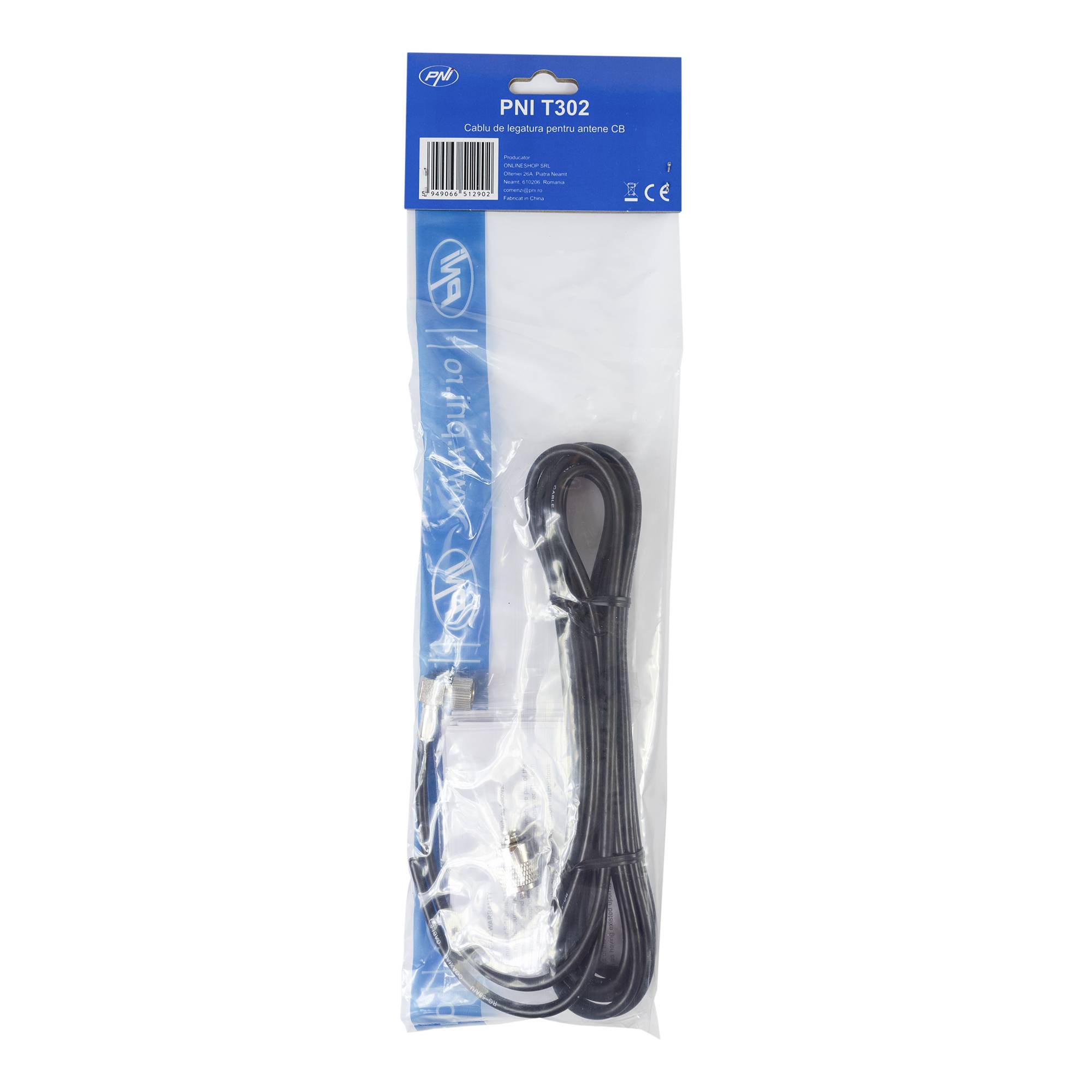 PNI T302-Verbindungskabel für FC27 / DV 27 PL-Halterung inkl. PL259-Stecker