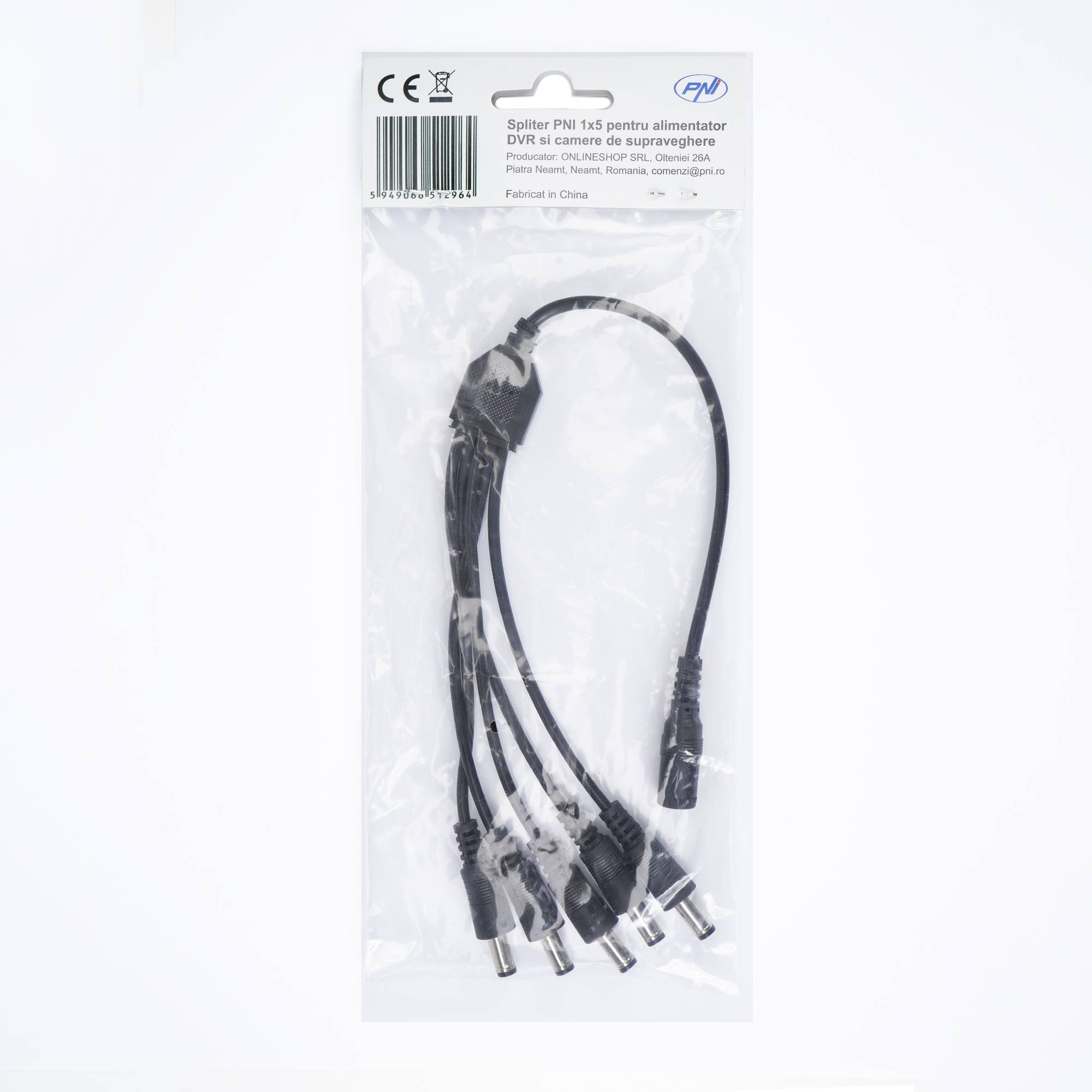 PNI 1x5 Splitter für DVR Feeder und Überwachungskameras