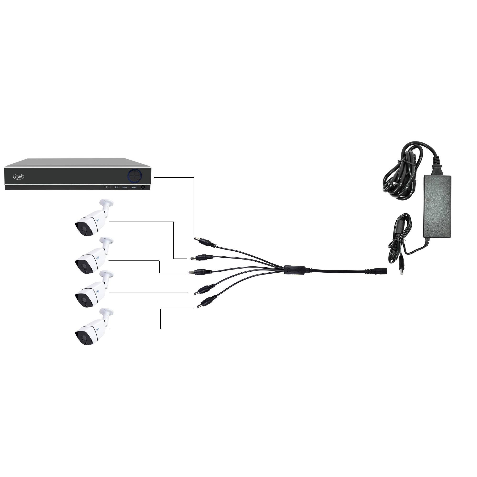 PNI 1x5 Splitter für DVR Feeder und Überwachungskameras